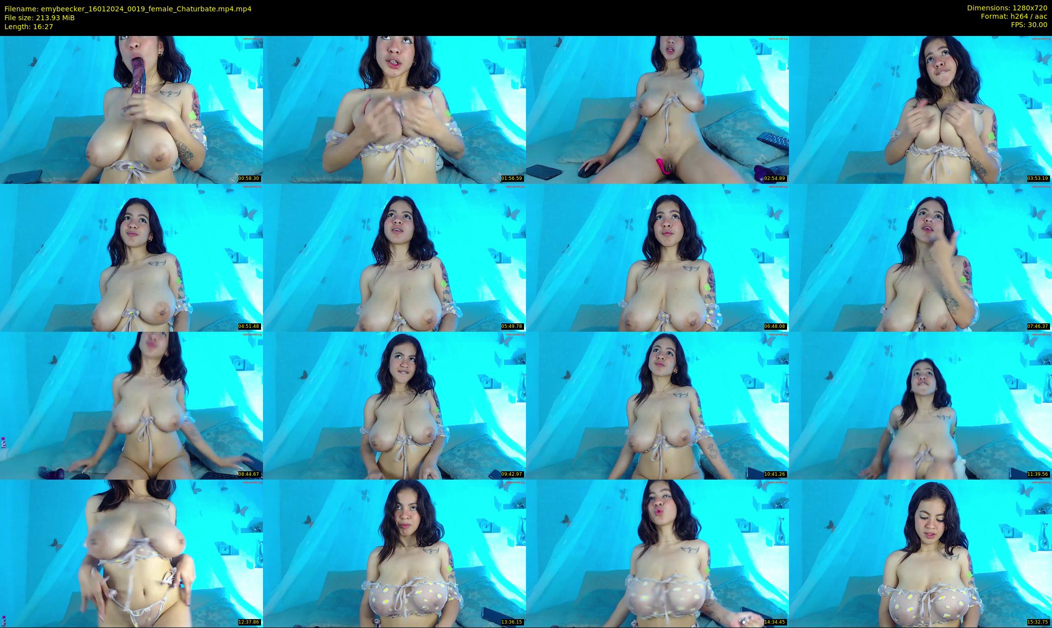 emybeecker — 17 minute Chaturbate female cam show recording, 720p, Jan 16, 2024