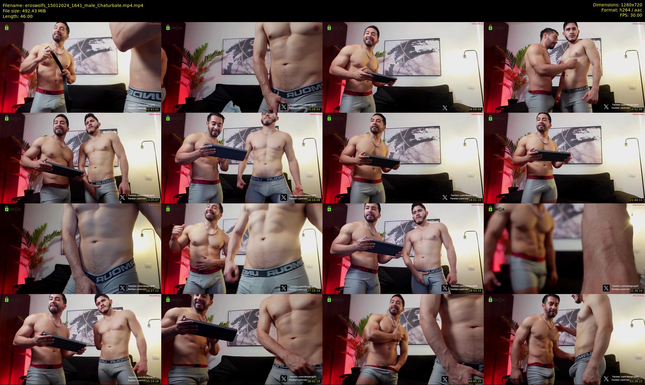 eroswolfs — 46 minute Chaturbate male cam show recording, 720p, Jan 15, 2024