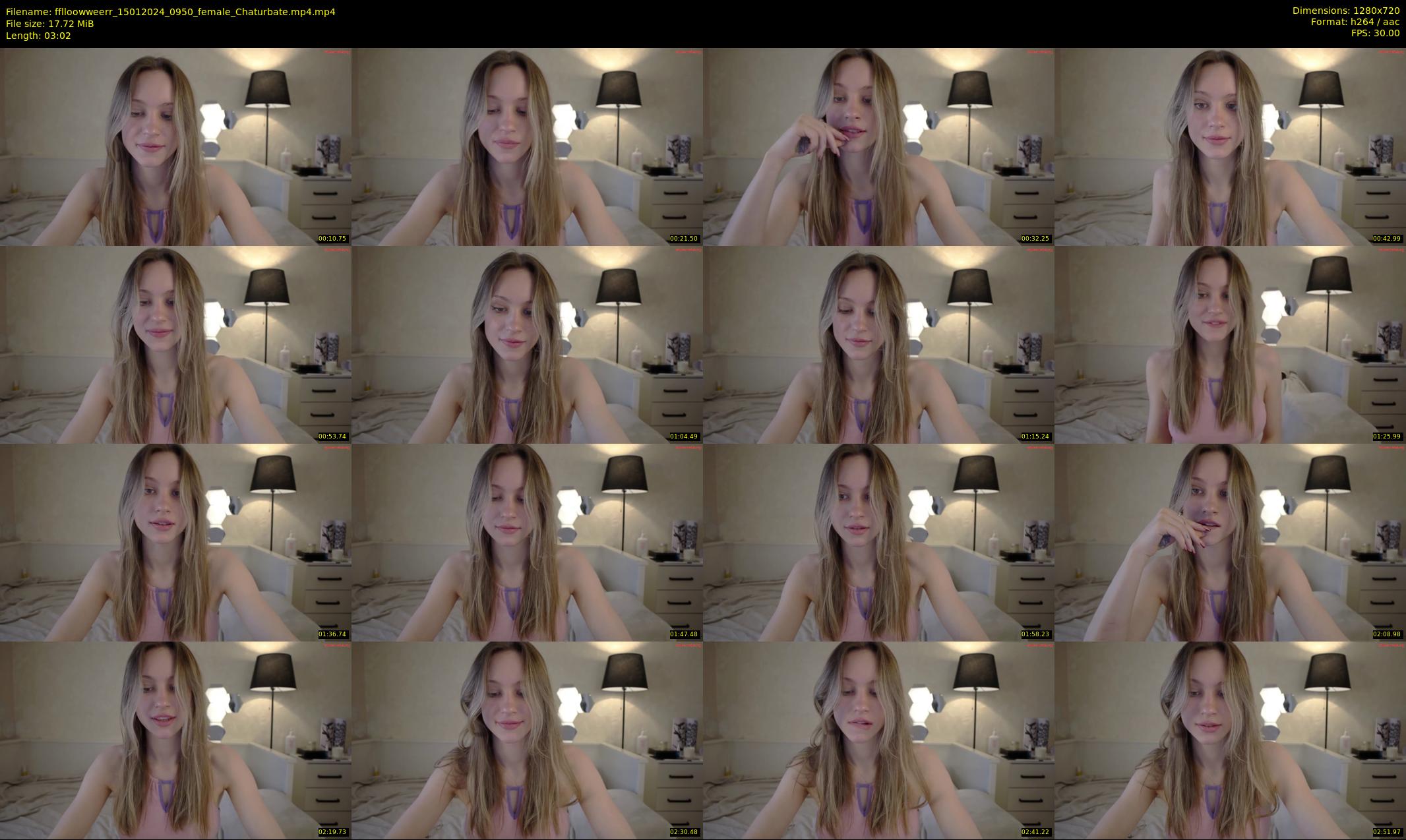 fflloowweerr — 4 minute Chaturbate couple cam show recording, 720p, Jan 15, 2024