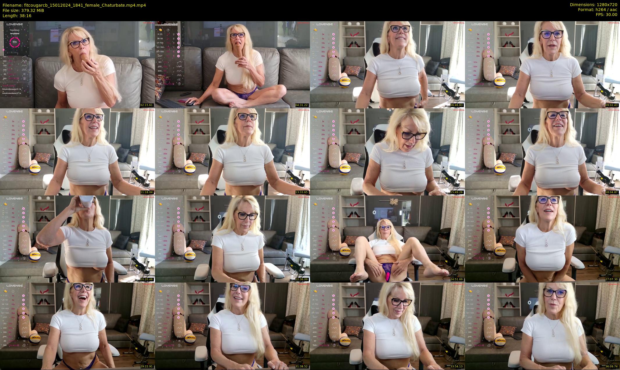 fitcougarcb — 39 minute Chaturbate female cam show recording, 720p, Jan 15, 2024