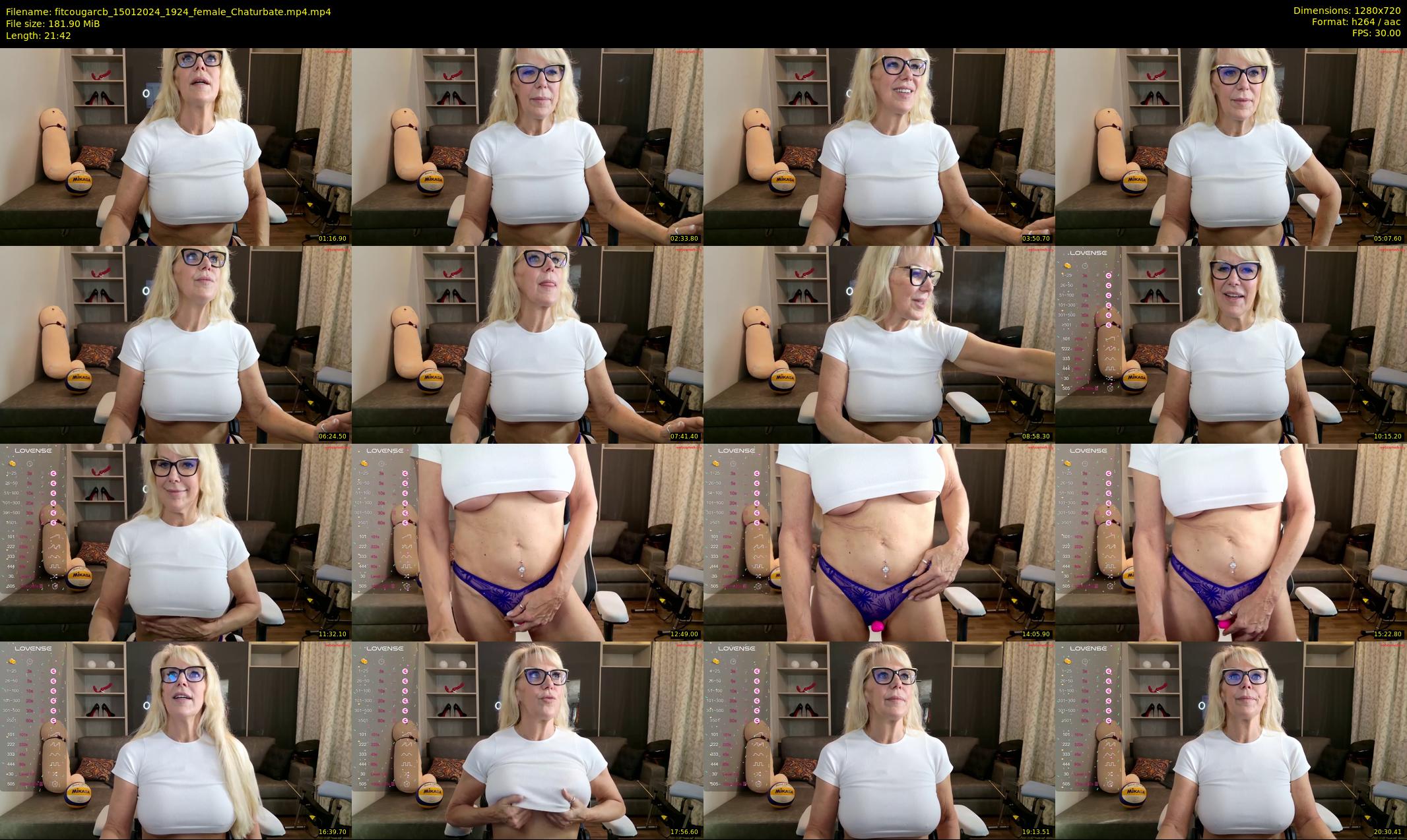 fitcougarcb — 22 minute Chaturbate female cam show recording, 720p, Jan 15, 2024