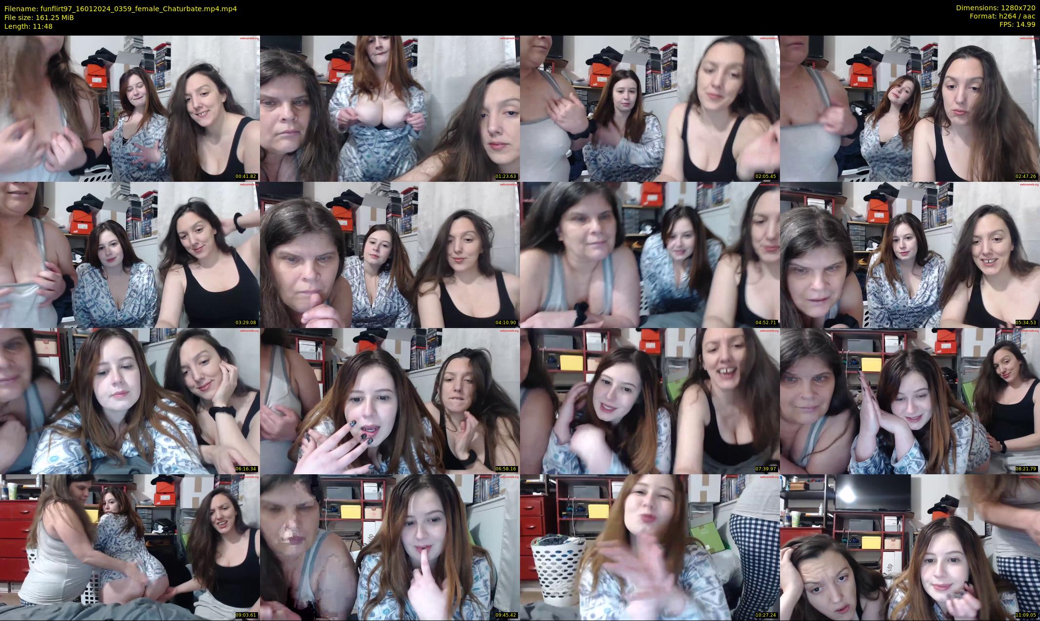 funflirt97 — 12 minute Chaturbate female cam show recording, 720p, Jan 16, 2024