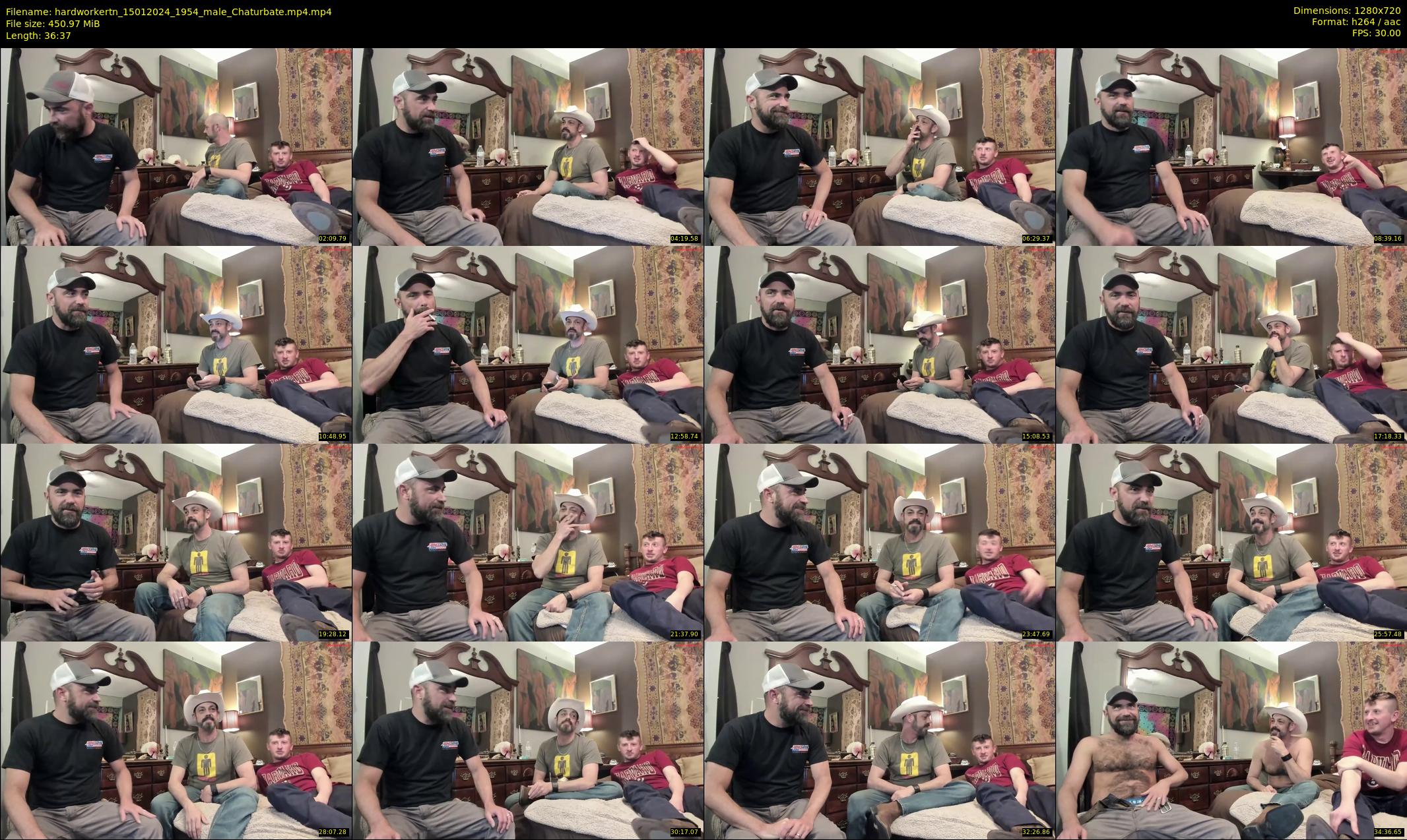 hardworkertn — 37 minute Chaturbate male cam show recording, 720p, Jan 15, 2024