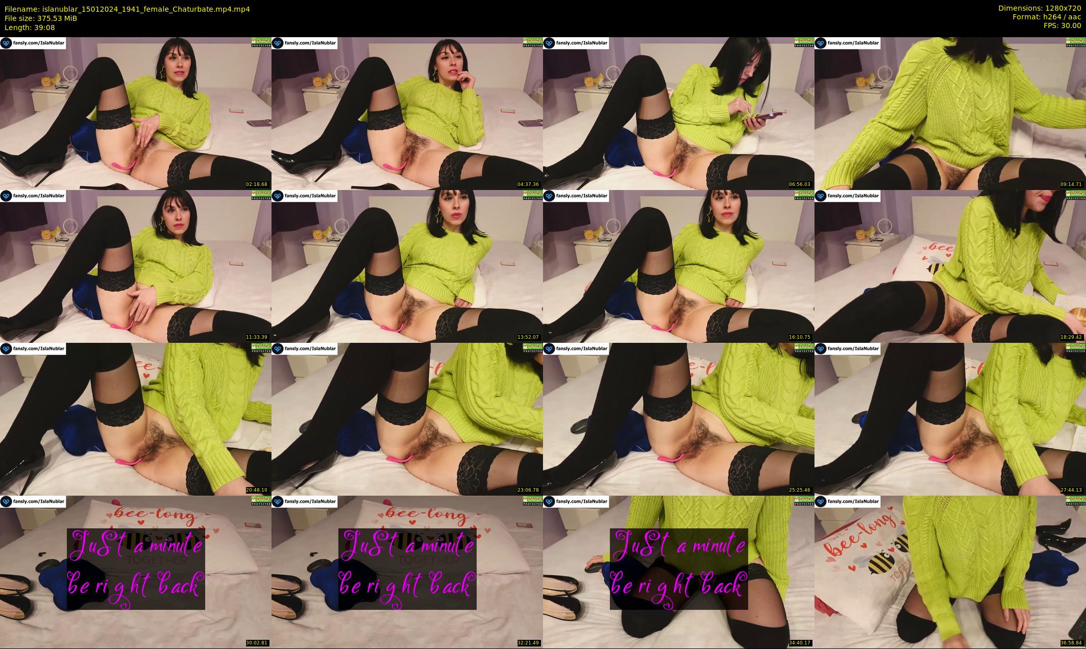 islanublar — 40 minute Chaturbate female cam show recording, 720p, Jan 15, 2024