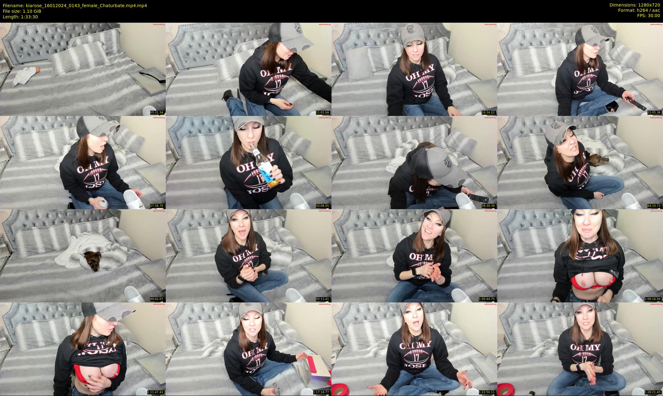 kiarose — 94 minute Chaturbate female cam show recording, 720p, Jan 16, 2024