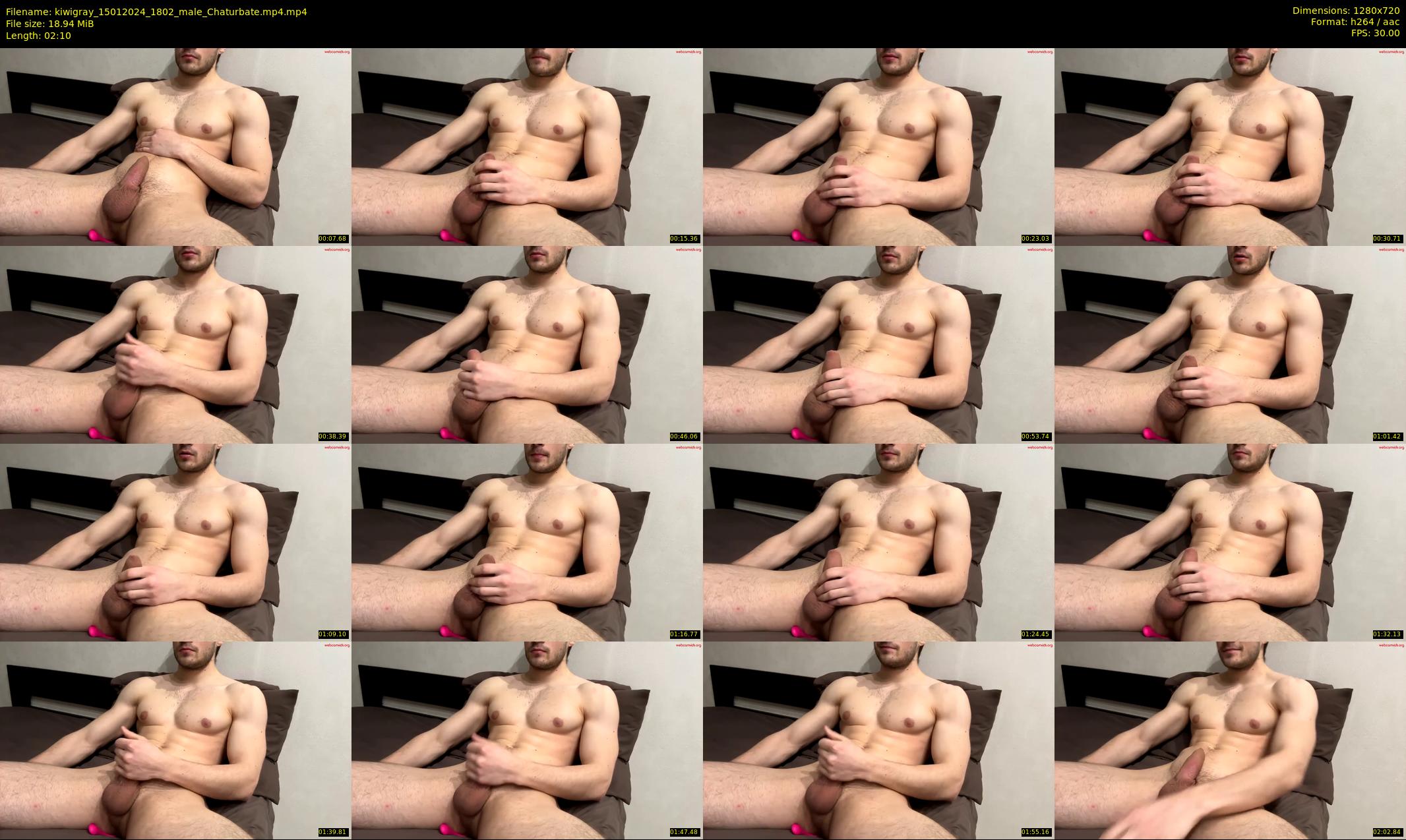 kiwigray — 3 minute Chaturbate male cam show recording, 720p, Jan 15, 2024