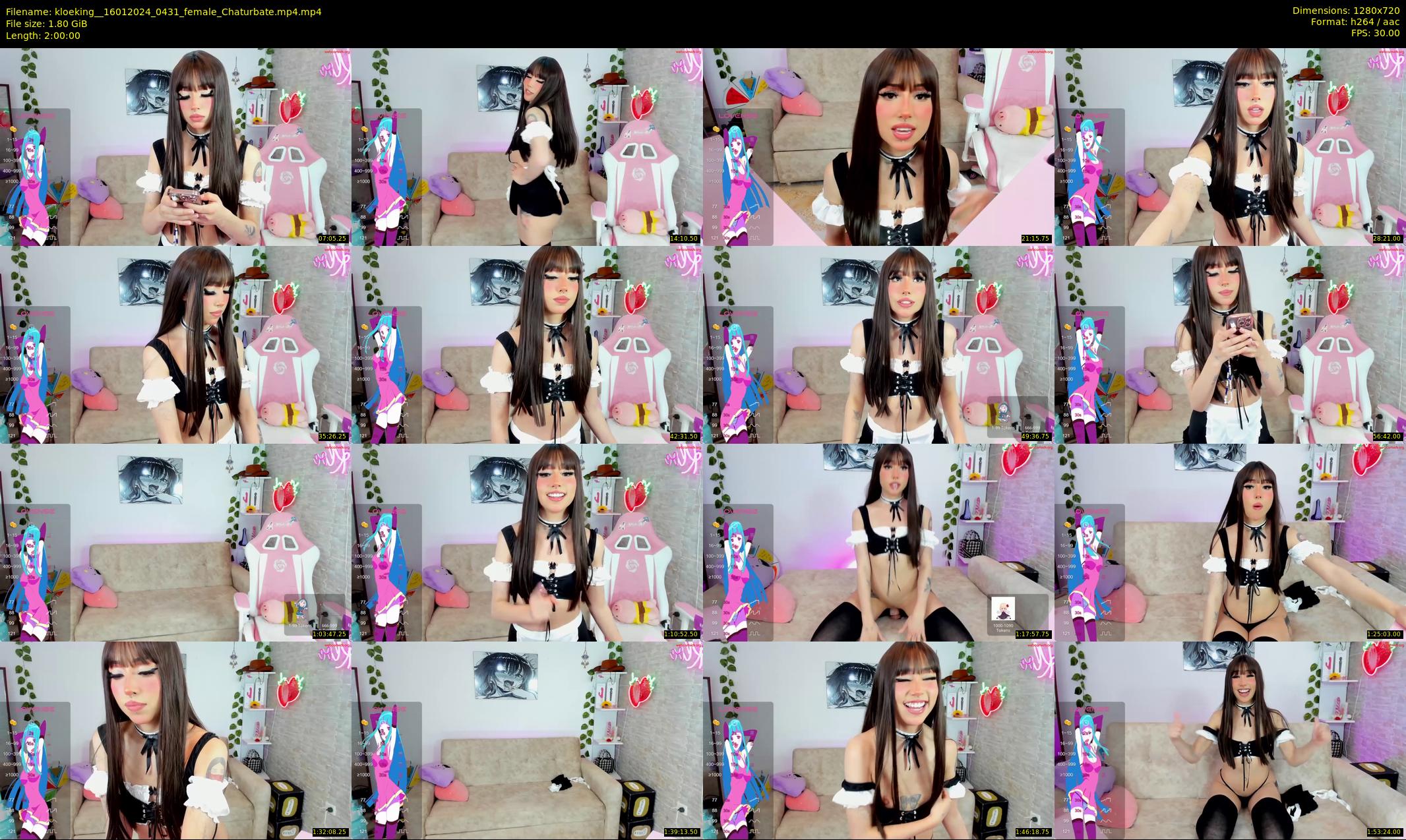 kloeking_ — 120 minute Chaturbate female cam show recording, 720p, Jan 16, 2024