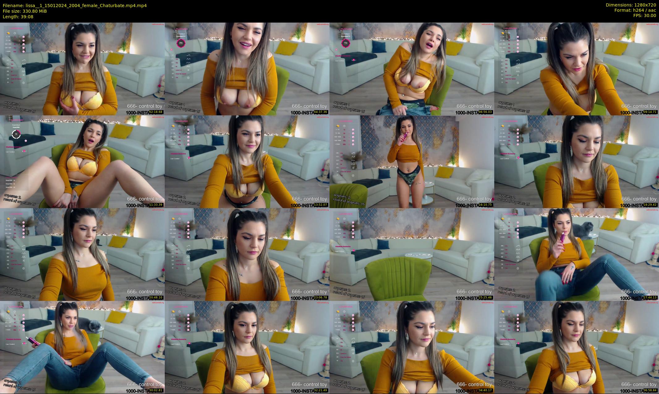lissa__1 — 40 minute Chaturbate female cam show recording, 720p, Jan 15, 2024