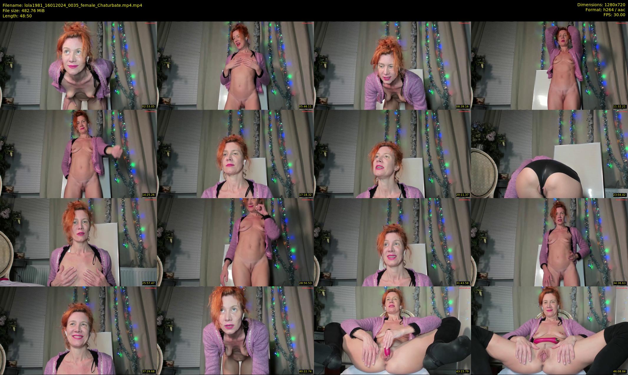 lola1981 — 49 minute Chaturbate female cam show recording, 720p, Jan 16, 2024