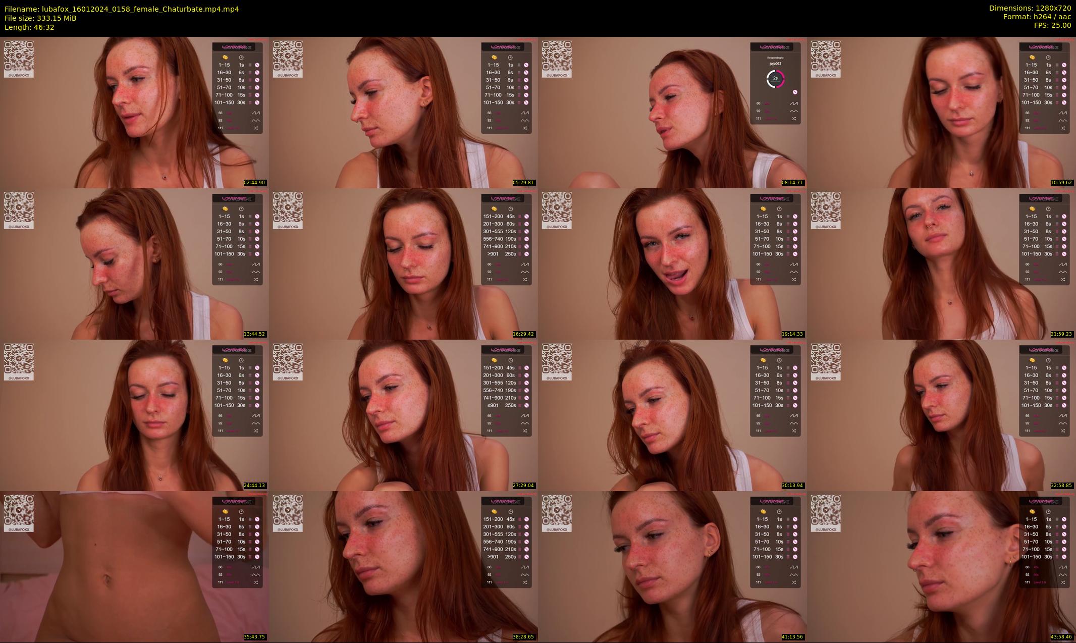 lubafox — 47 minute Chaturbate female cam show recording, 720p, Jan 16, 2024