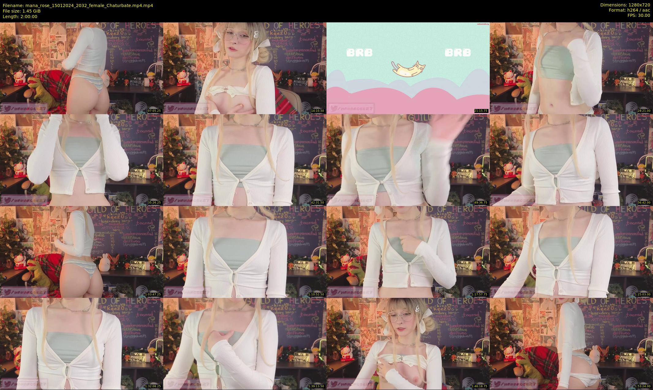 mana_rose — 120 minute Chaturbate female cam show recording, 720p, Jan 15, 2024