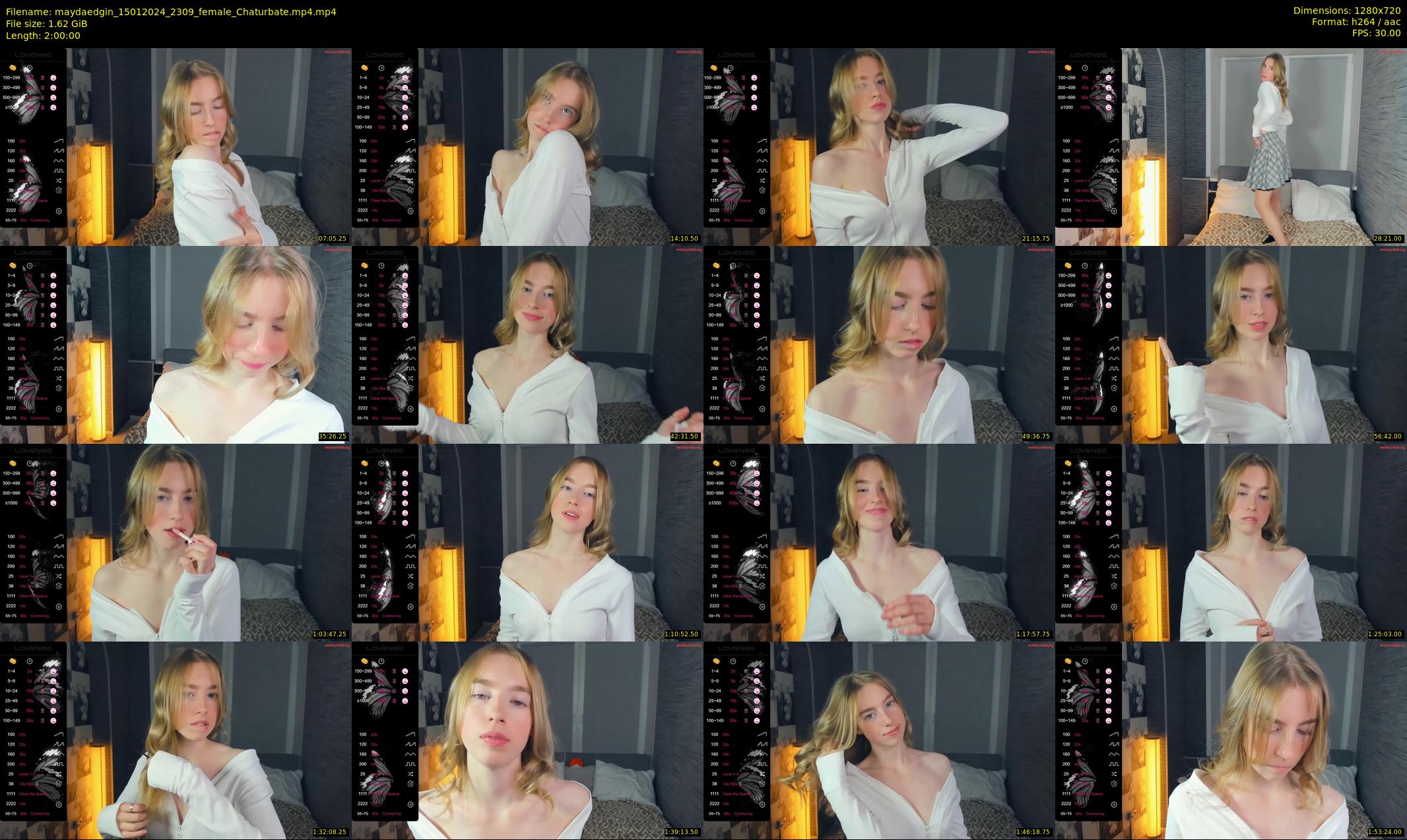 maydaedgin — 120 minute Chaturbate female cam show recording, 720p, Jan 15, 2024