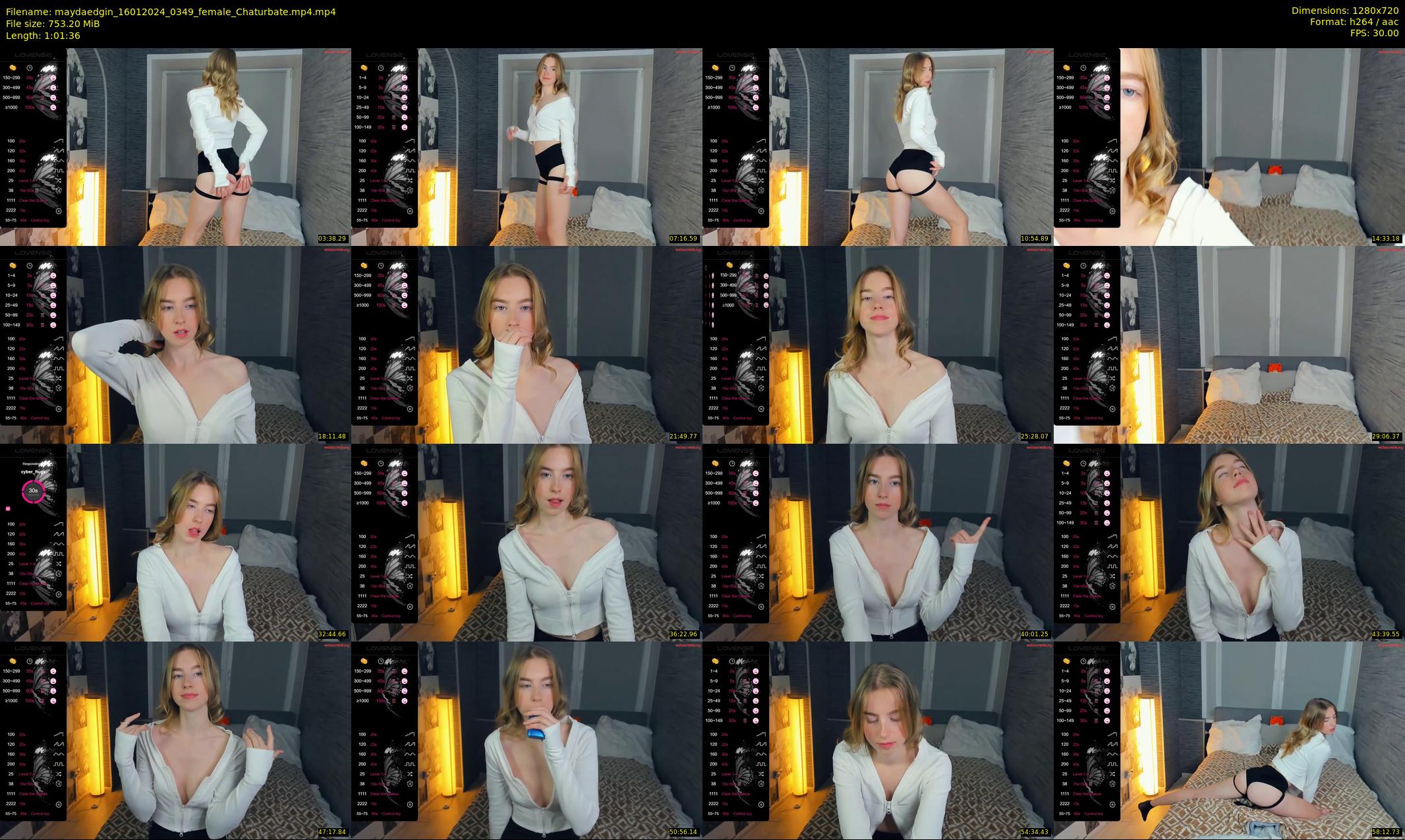 maydaedgin — 62 minute Chaturbate female cam show recording, 720p, Jan 16, 2024