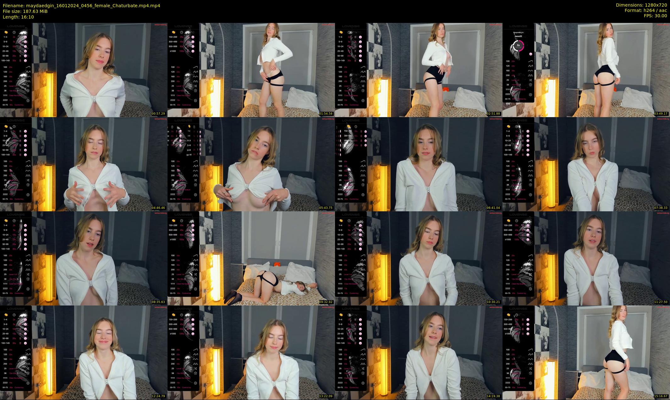 maydaedgin — 17 minute Chaturbate female cam show recording, 720p, Jan 16, 2024
