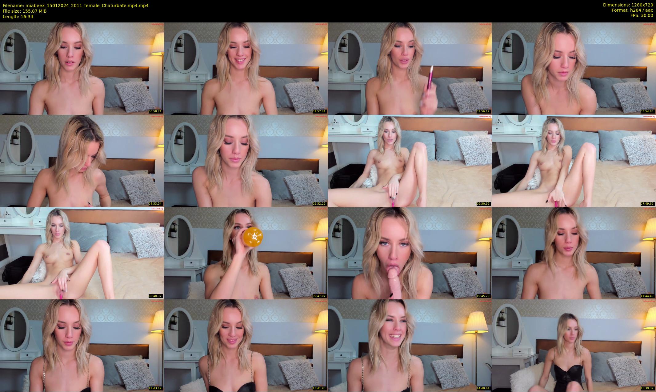 miabeex — 17 minute Chaturbate female cam show recording, 720p, Jan 15, 2024