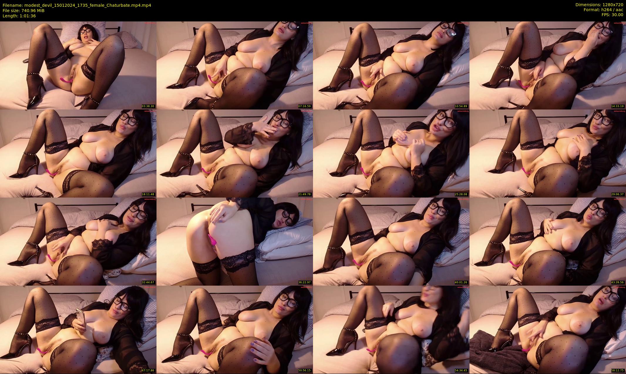 modest_devil — 62 minute Chaturbate female cam show recording, 720p, Jan 15, 2024