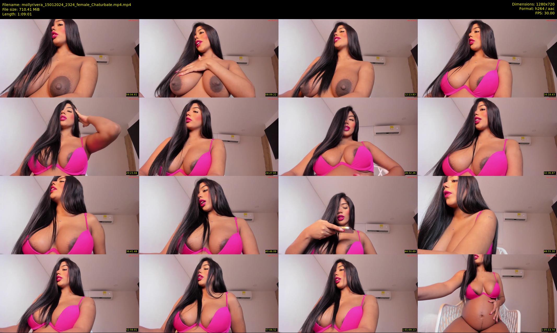 mollyrivera — 70 minute Chaturbate female cam show recording, 720p, Jan 15, 2024