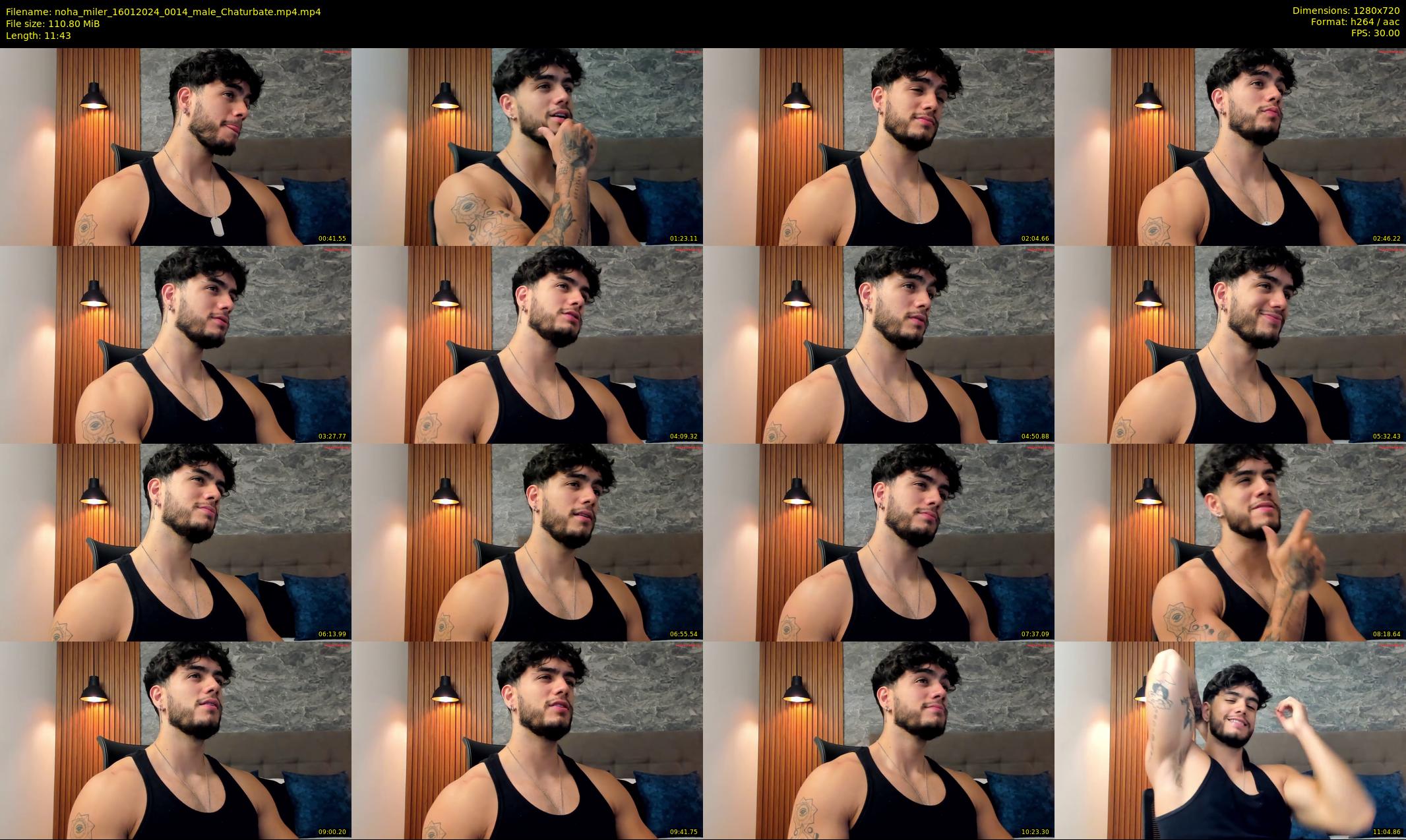 noha_miler — 12 minute Chaturbate male cam show recording, 720p, Jan 16, 2024