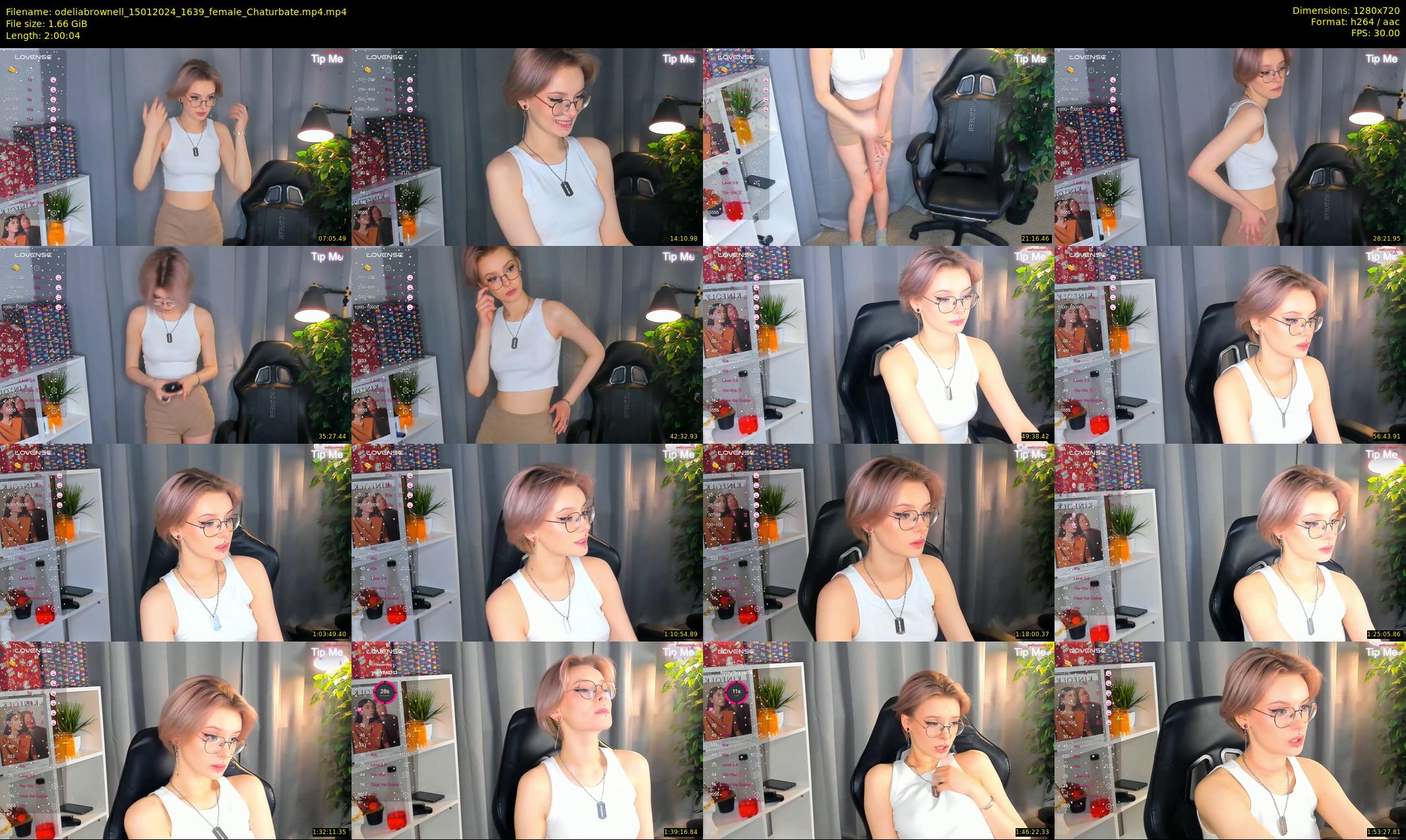 odeliabrownell — 121 minute Chaturbate female cam show recording, 720p, Jan 15, 2024