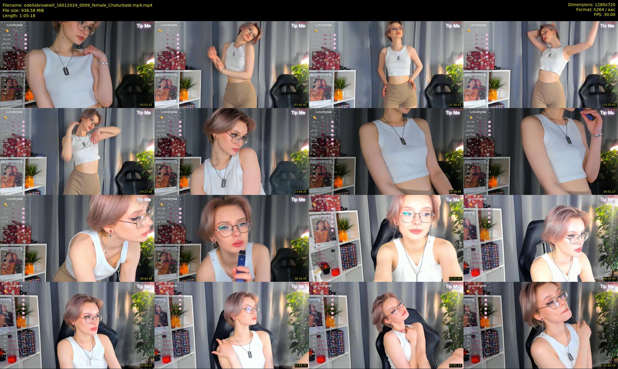 odeliabrownell — 66 minute Chaturbate female cam show recording, 720p, Jan 16, 2024