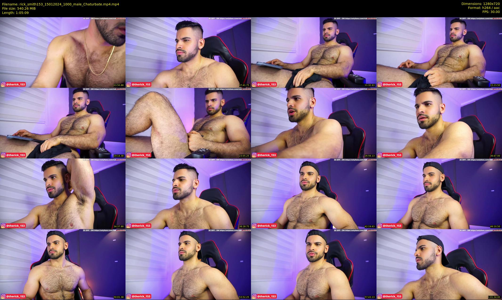 rick_smith153 — 66 minute Chaturbate male cam show recording, 720p, Jan 15, 2024