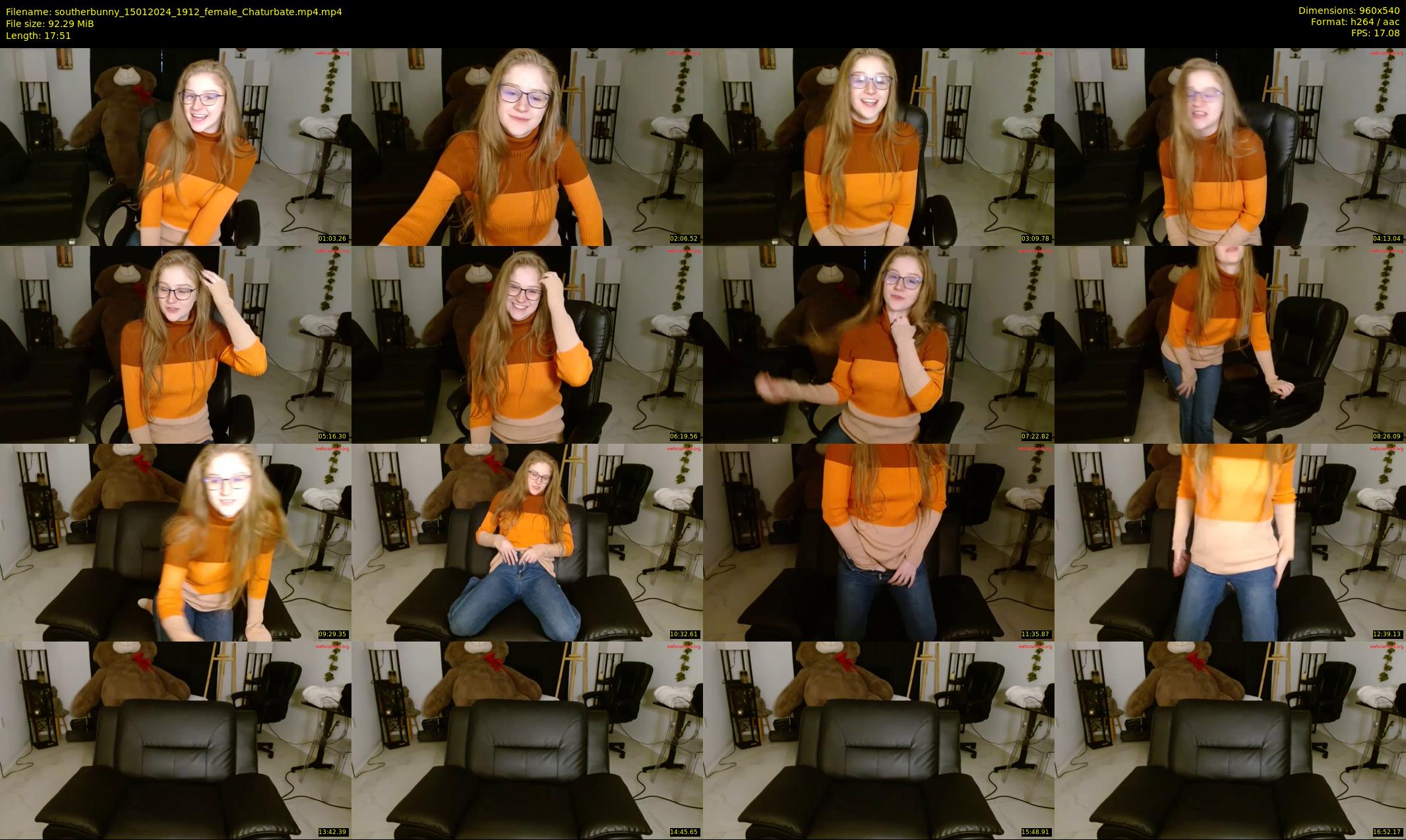 southerbunny — 18 minute Chaturbate female cam show recording, 480p, Jan 15, 2024