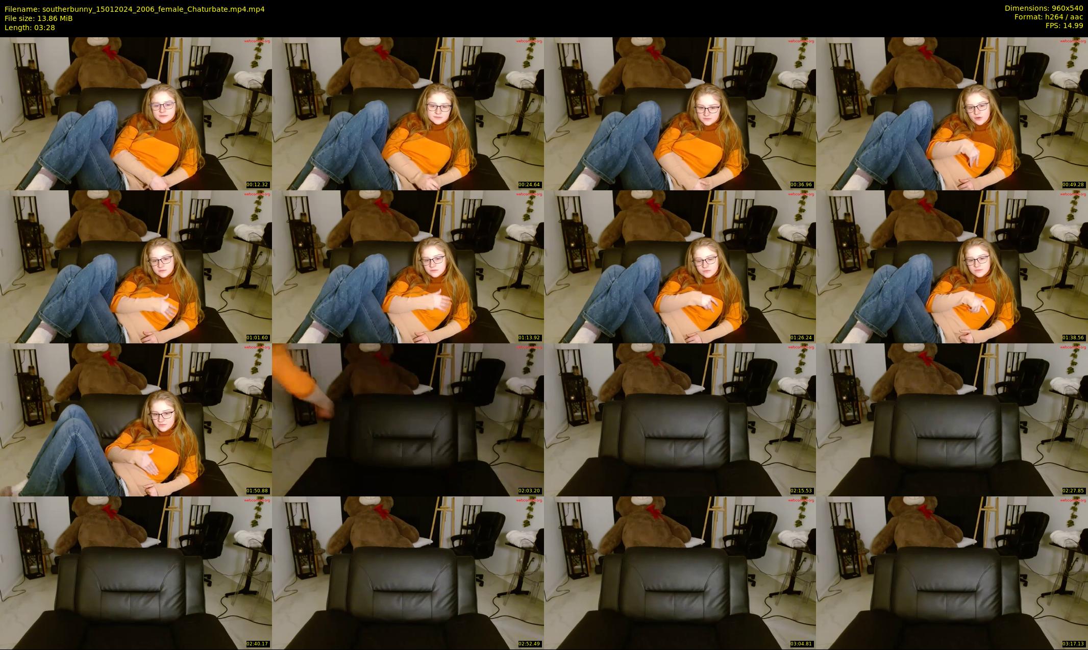 southerbunny — 4 minute Chaturbate female cam show recording, 480p, Jan 15, 2024