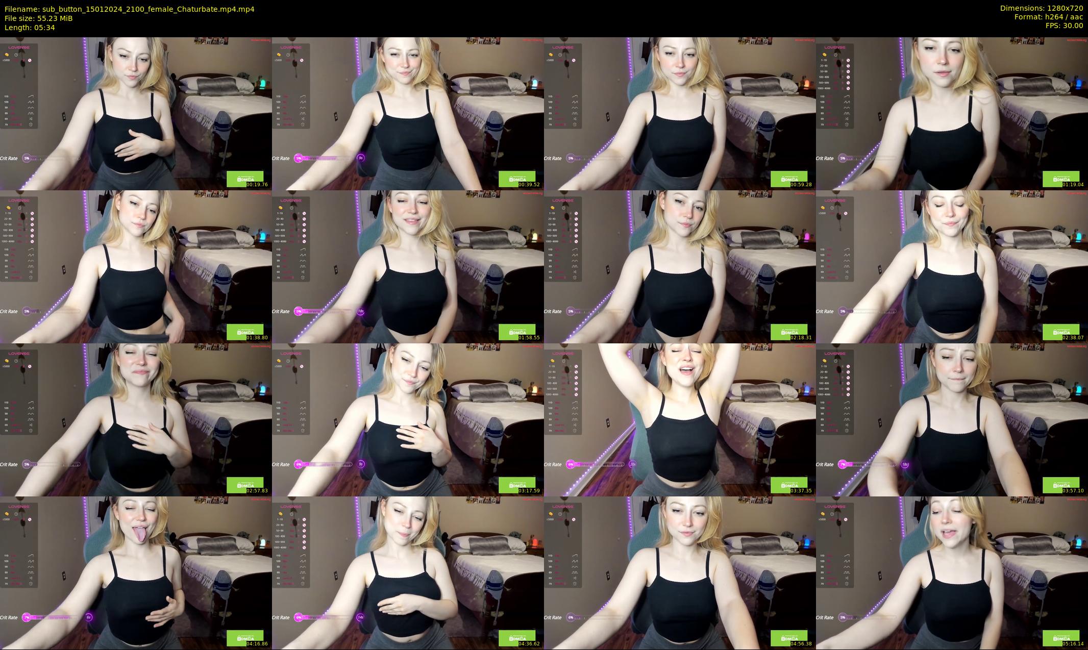 sub_button — 6 minute Chaturbate female cam show recording, 720p, Jan 15, 2024