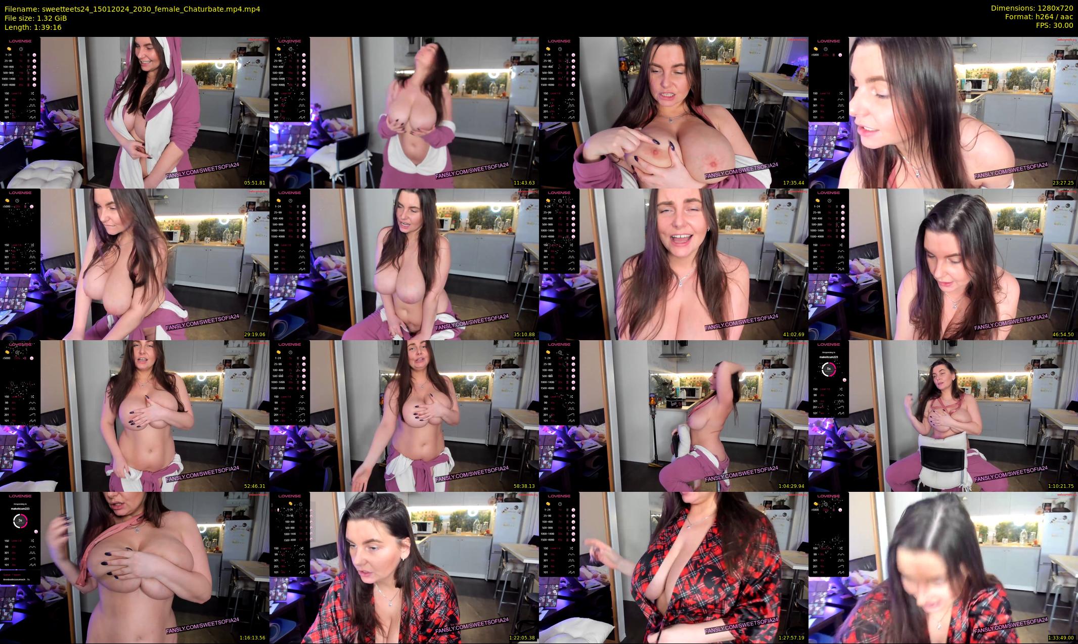 sweetteets24 — 100 minute Chaturbate female cam show recording, 720p, Jan 15, 2024