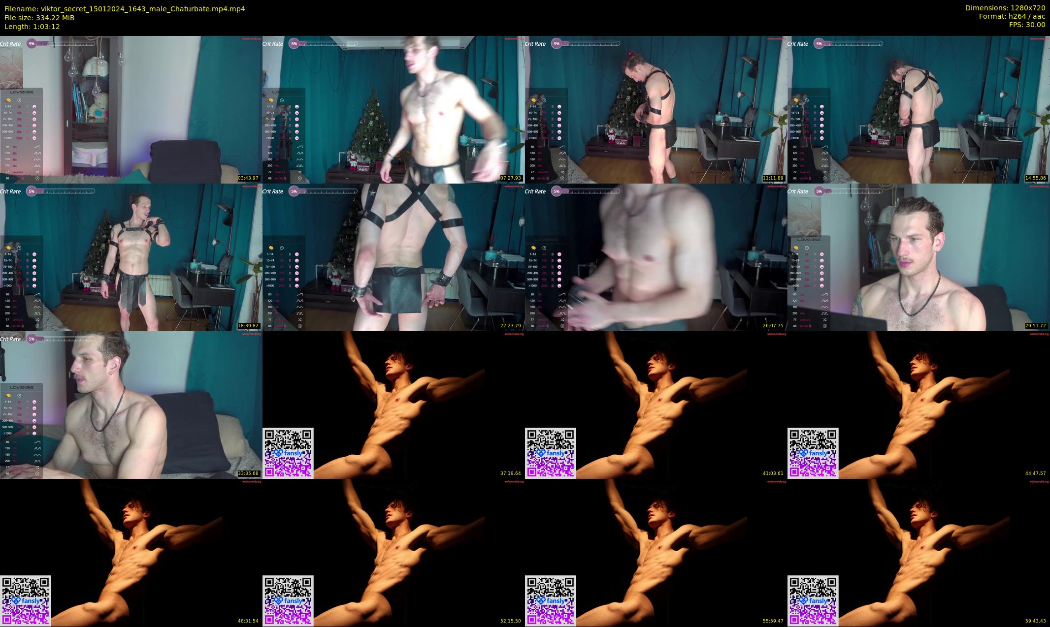 viktor_secret — 64 minute Chaturbate male cam show recording, 720p, Jan 15, 2024
