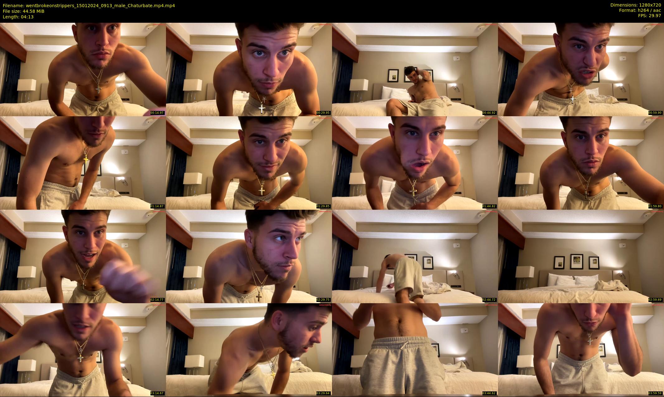 wentbrokeonstrippers — 5 minute Chaturbate male cam show recording, 720p, Jan 15, 2024