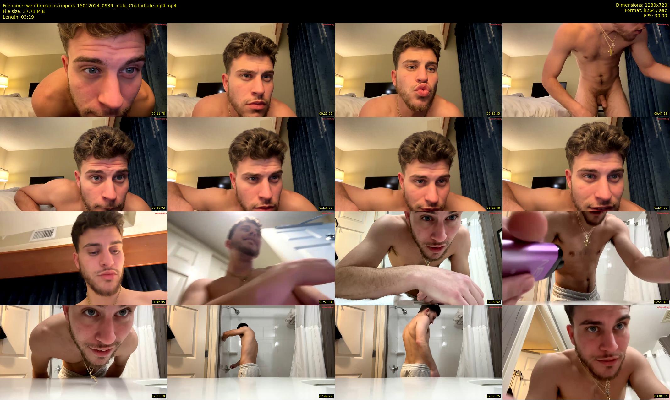 wentbrokeonstrippers — 4 minute Chaturbate male cam show recording, 720p, Jan 15, 2024