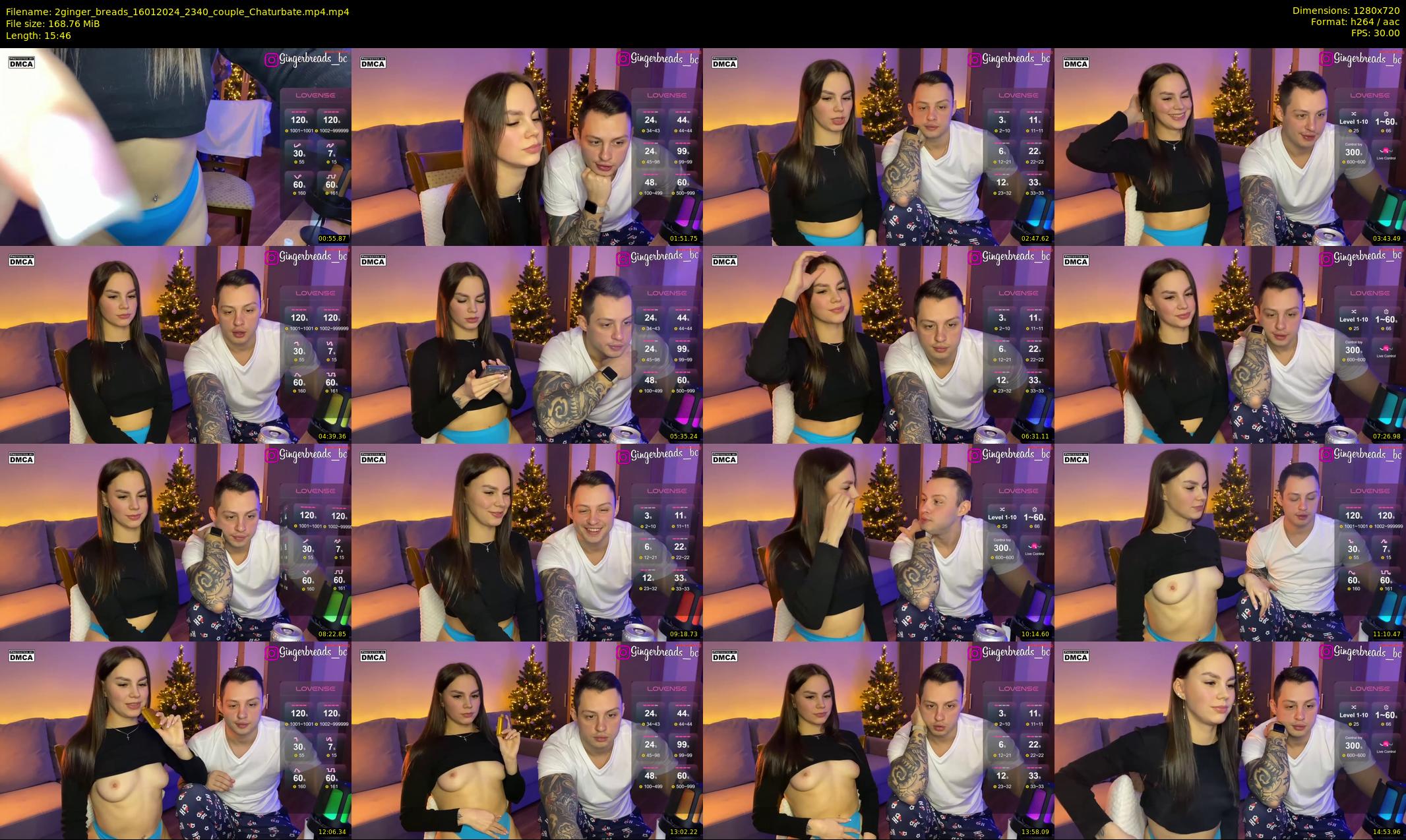 2ginger_breads — 16 minute Chaturbate couple cam show recording, 720p, Jan 16, 2024