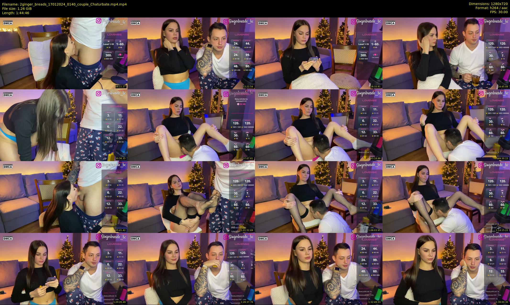 2ginger_breads — 105 minute Chaturbate couple cam show recording, 720p, Jan 17, 2024