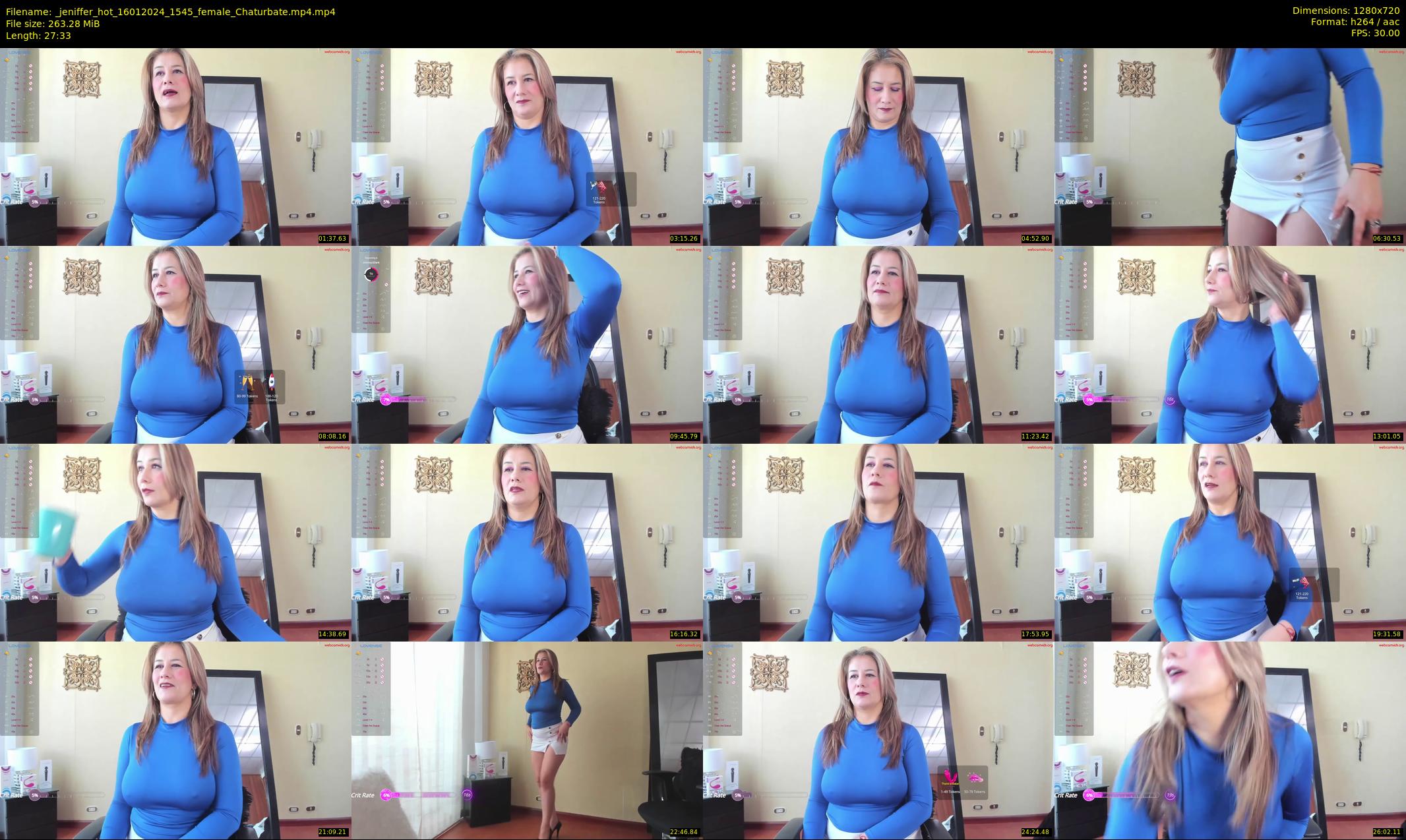 _jeniffer_hot — 28 minute Chaturbate female cam show recording, 720p, Jan 16, 2024
