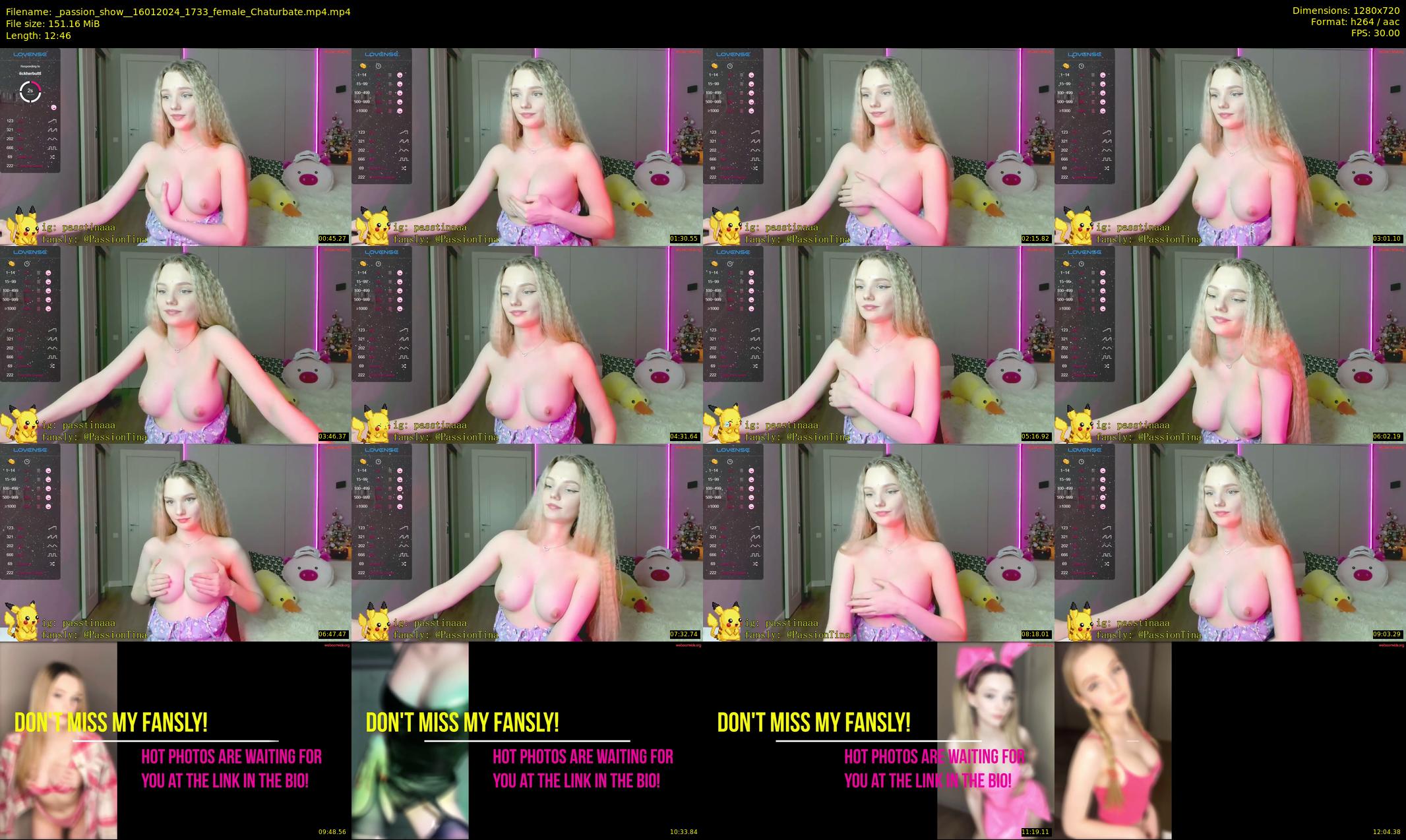 _passion_show_ — 13 minute Chaturbate couple cam show recording, 720p, Jan 16, 2024