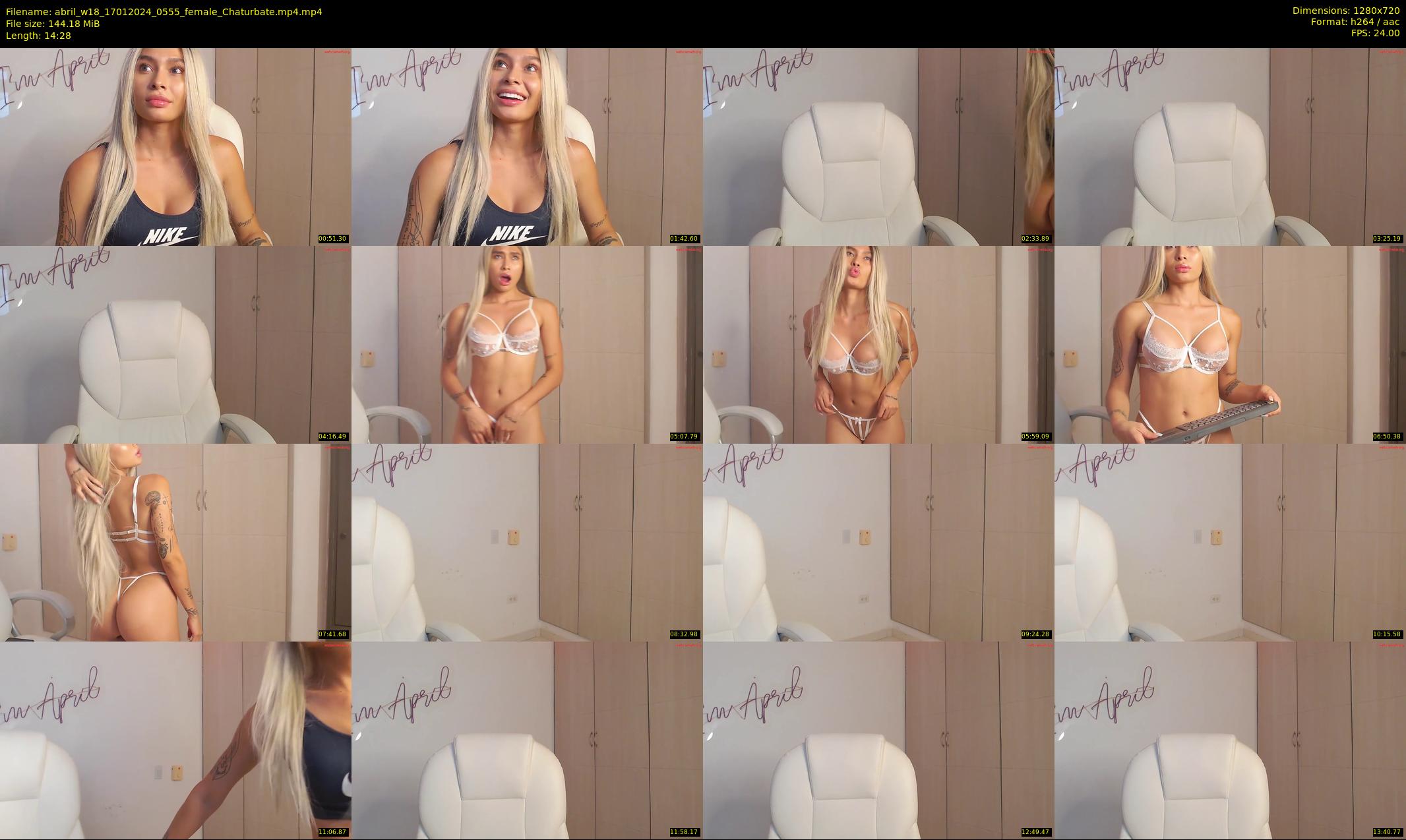 abril_w18 — 15 minute Chaturbate female cam show recording, 720p, Jan 17, 2024