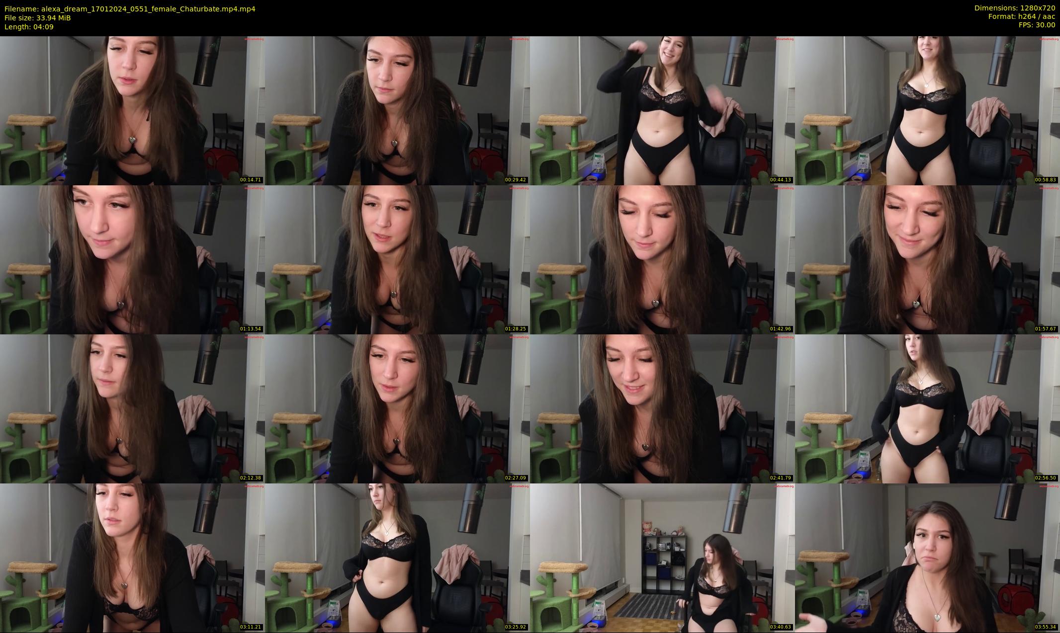 alexa_dream — 5 minute Chaturbate female cam show recording, 720p, Jan 17, 2024