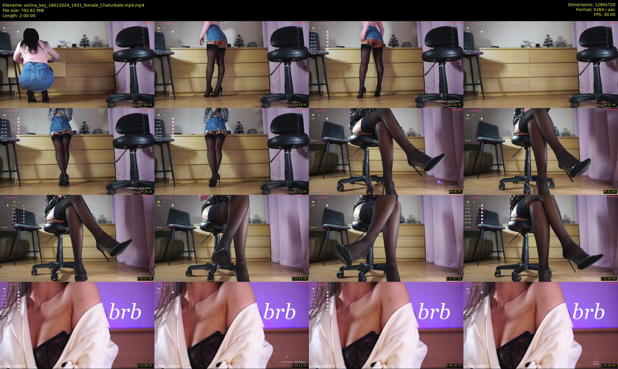 amina_key — 120 minute Chaturbate female cam show recording, 720p, Jan 16, 2024