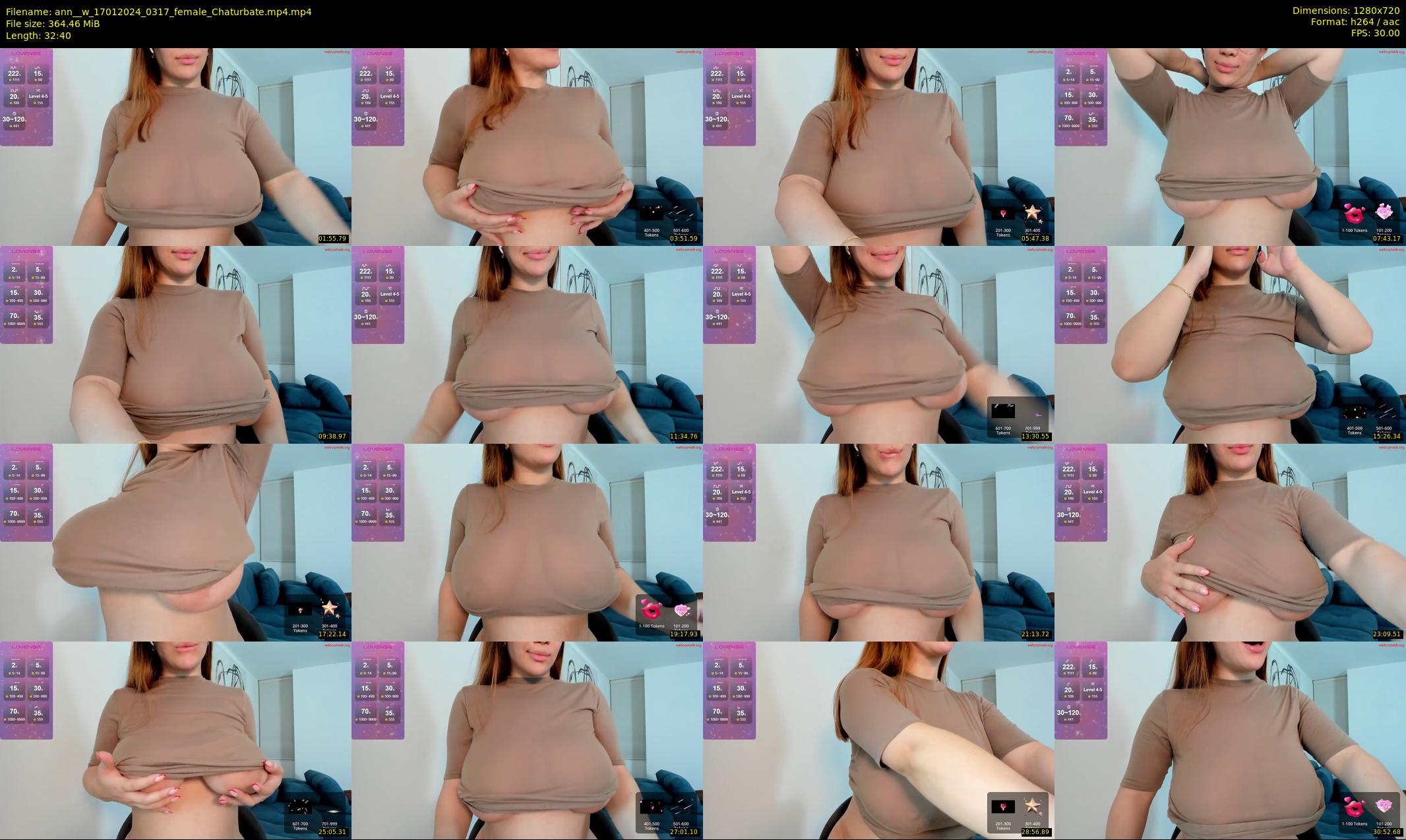 ann__w — 33 minute Chaturbate female cam show recording, 720p, Jan 17, 2024