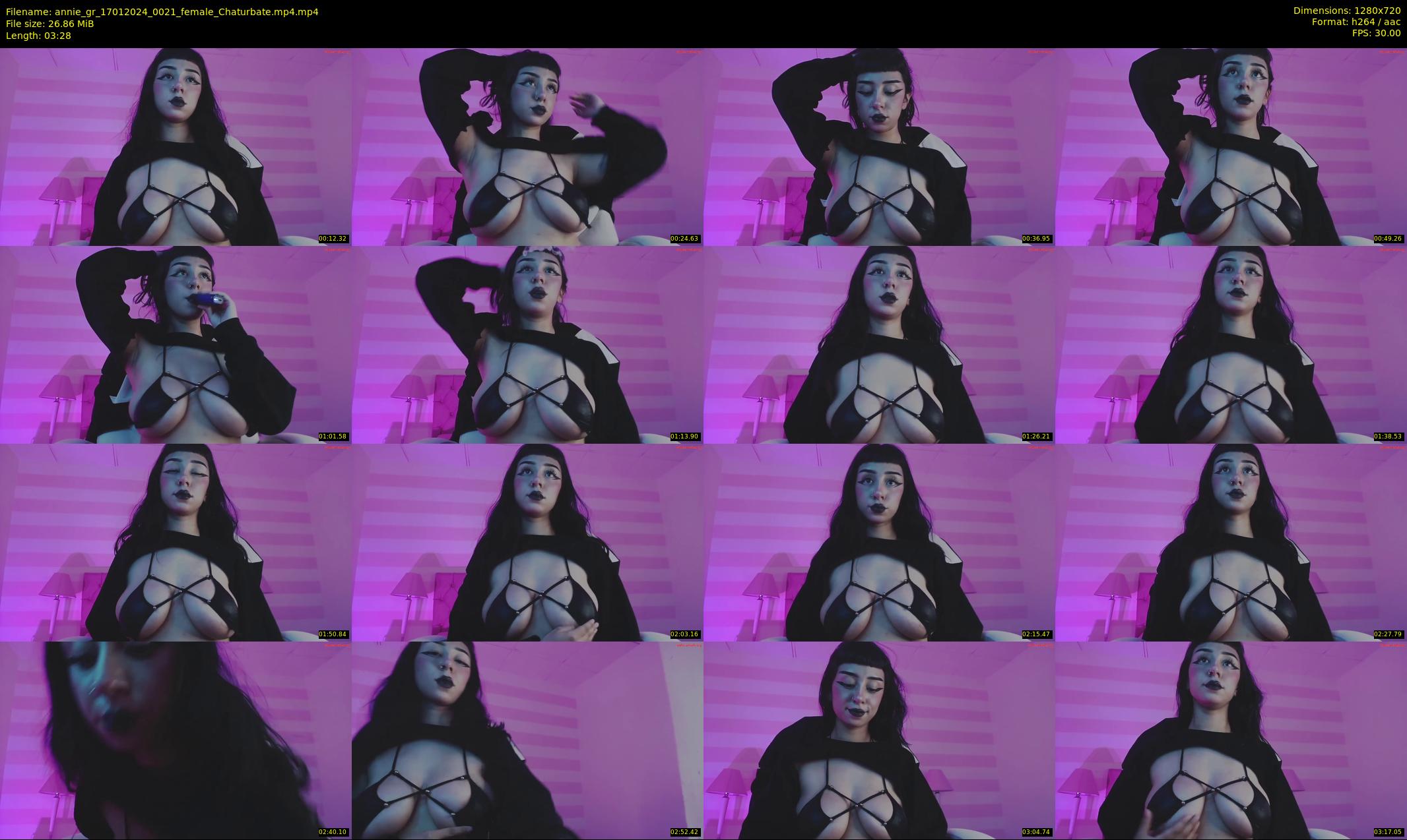 annie_gr — 4 minute Chaturbate female cam show recording, 720p, Jan 17, 2024