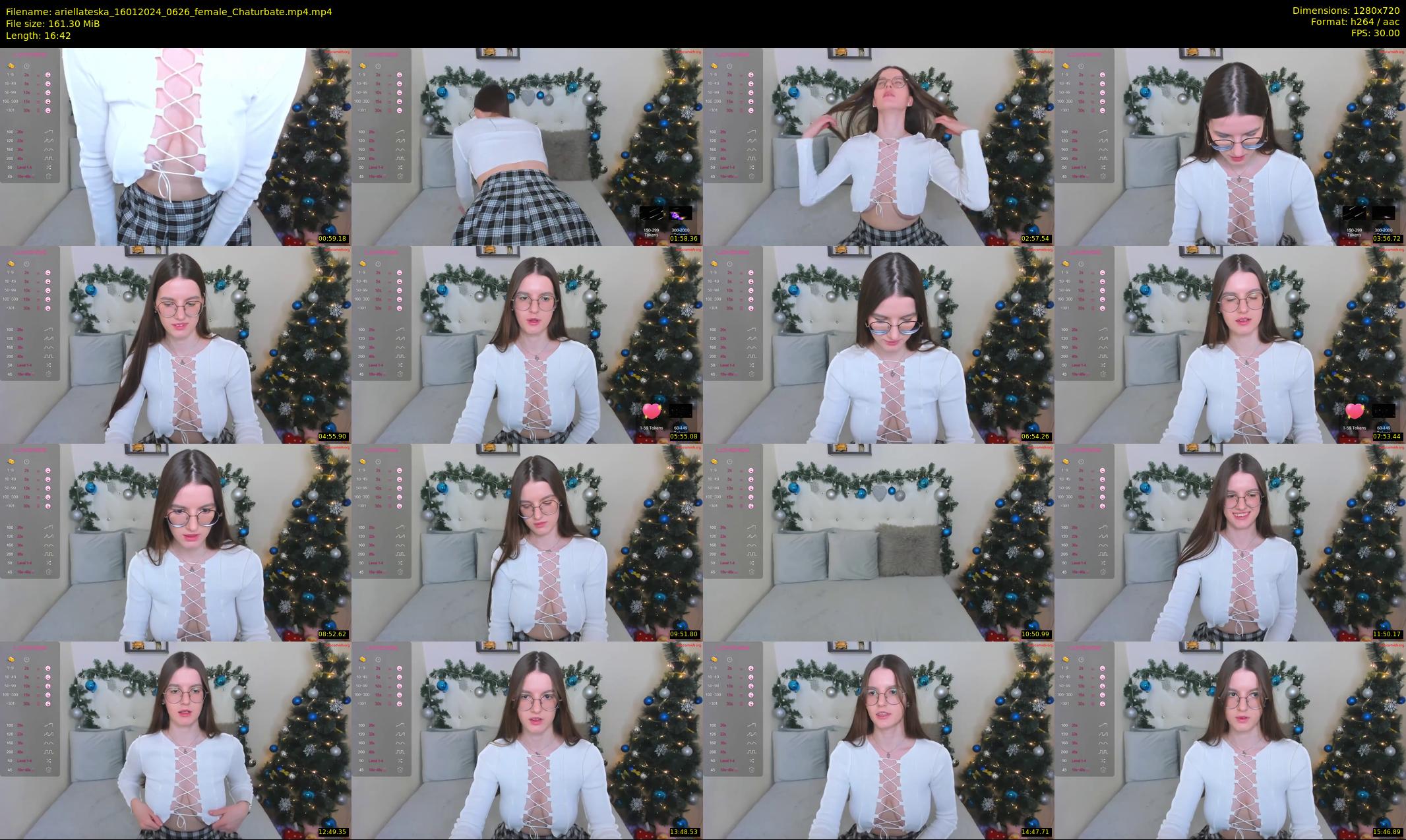 ariellateska — 17 minute Chaturbate female cam show recording, 720p, Jan 16, 2024
