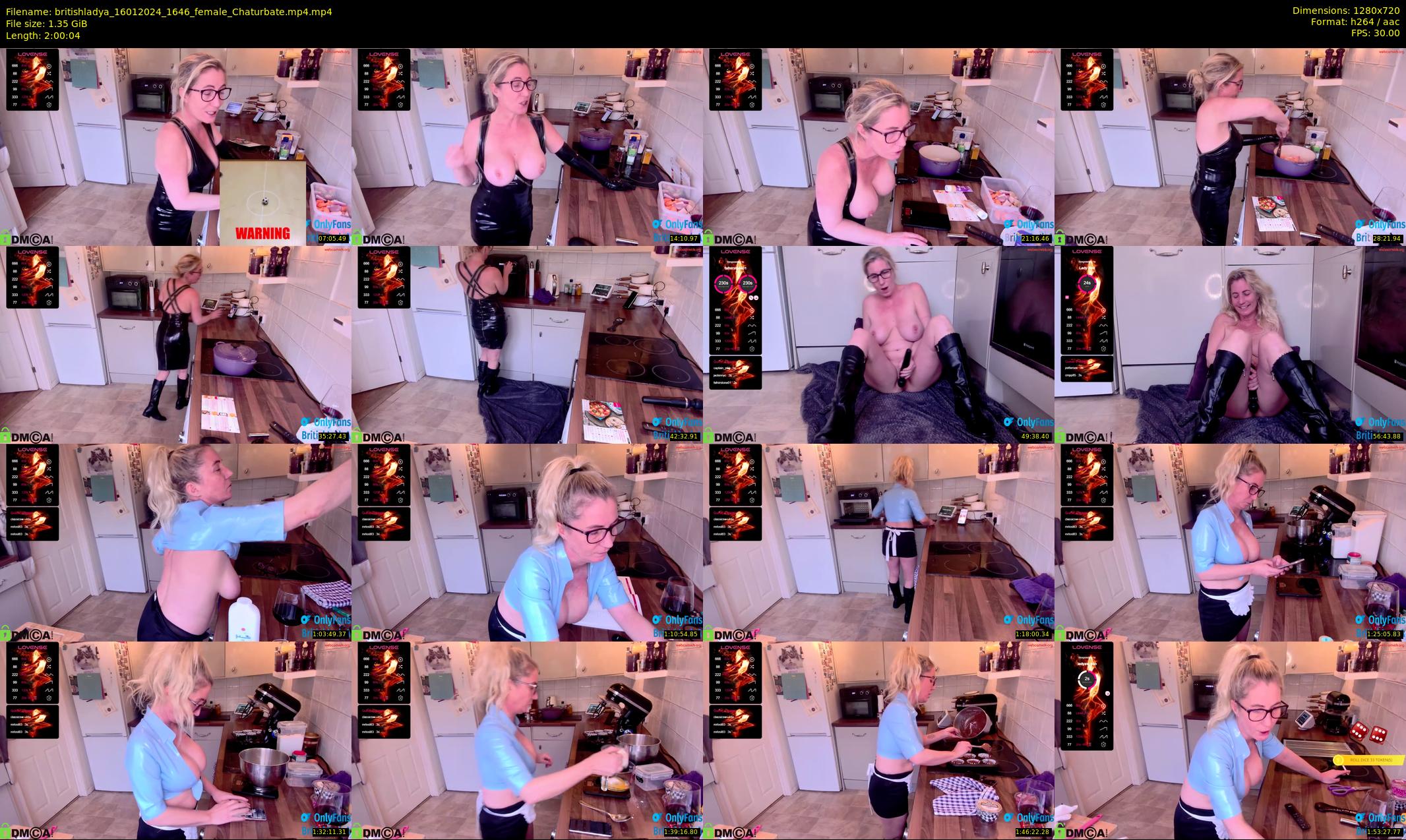 britishladya — 121 minute Chaturbate female cam show recording, 720p, Jan 16, 2024