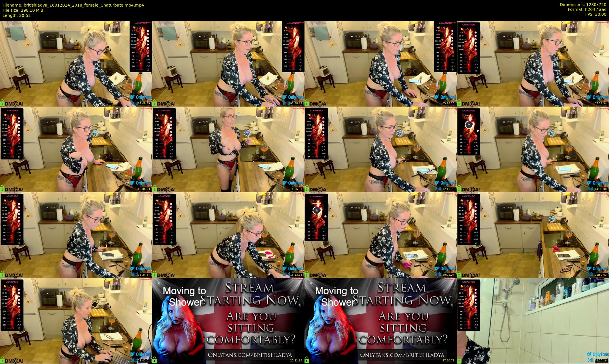 britishladya — 31 minute Chaturbate female cam show recording, 720p, Jan 16, 2024