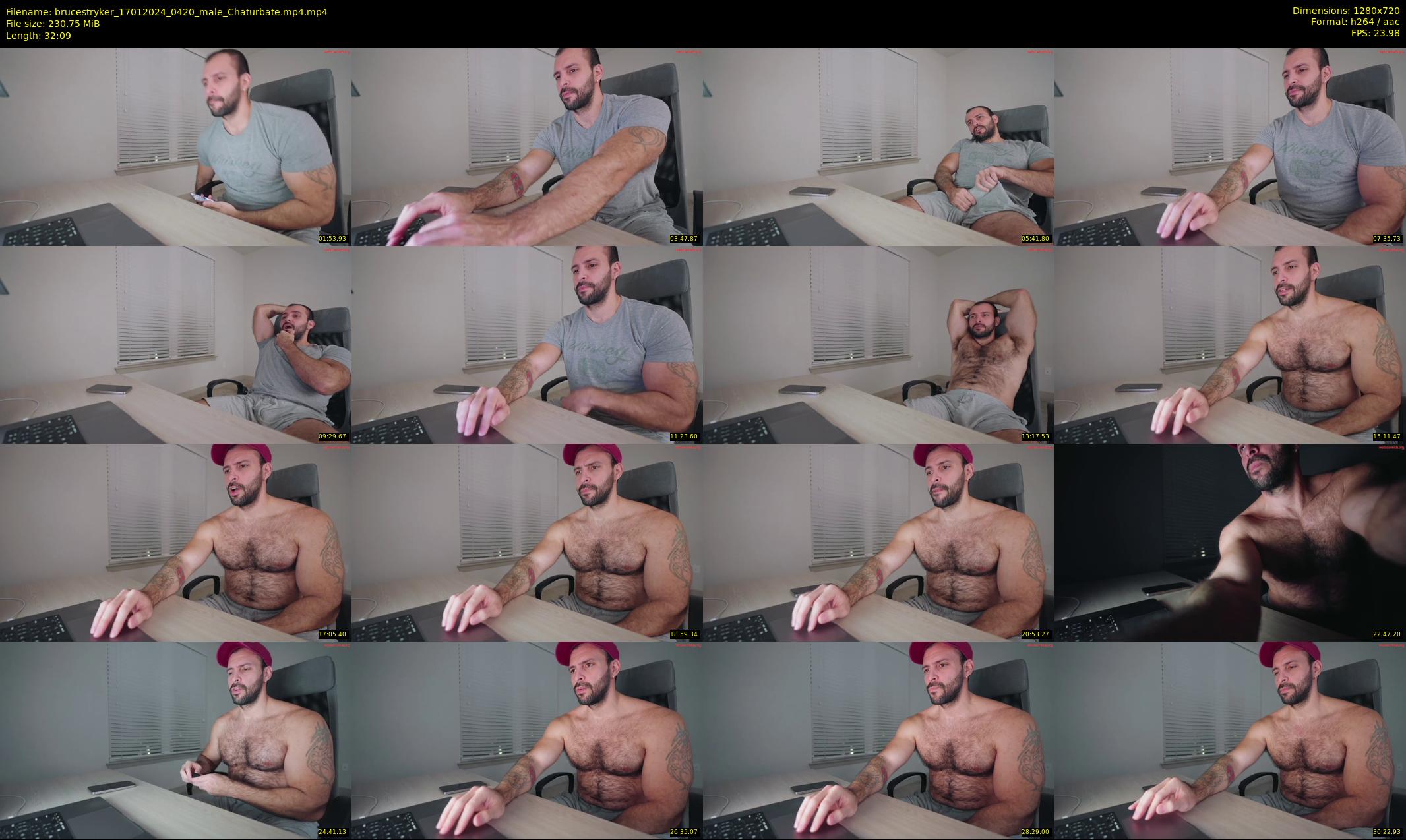 brucestryker — 33 minute Chaturbate male cam show recording, 720p, Jan 17, 2024