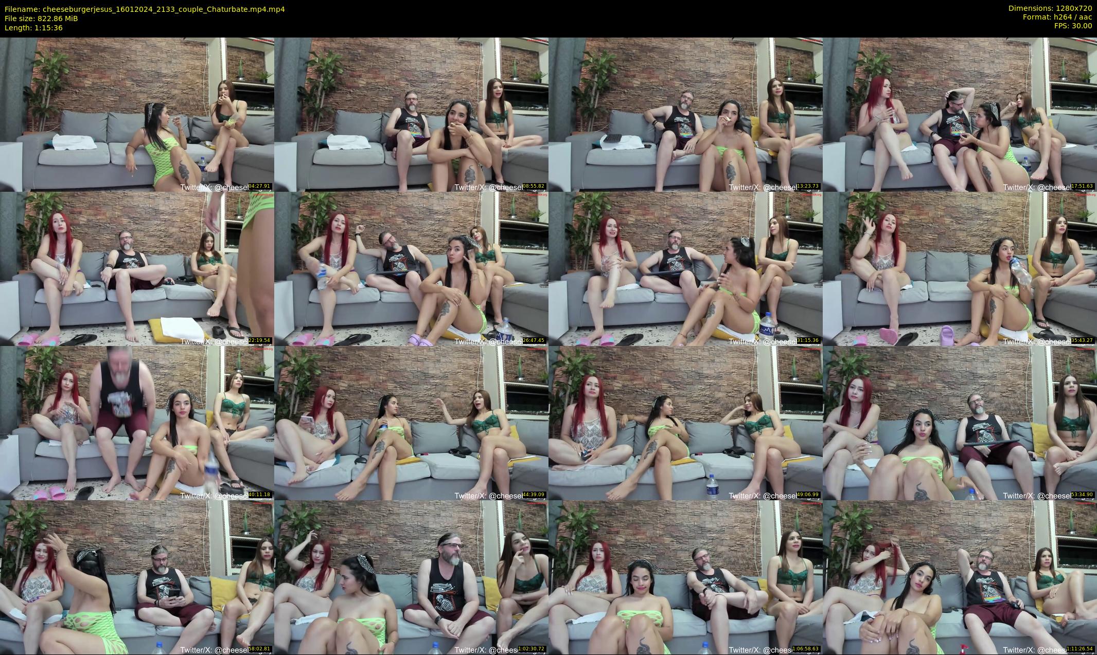 cheeseburgerjesus — 76 minute Chaturbate couple cam show recording, 720p, Jan 16, 2024