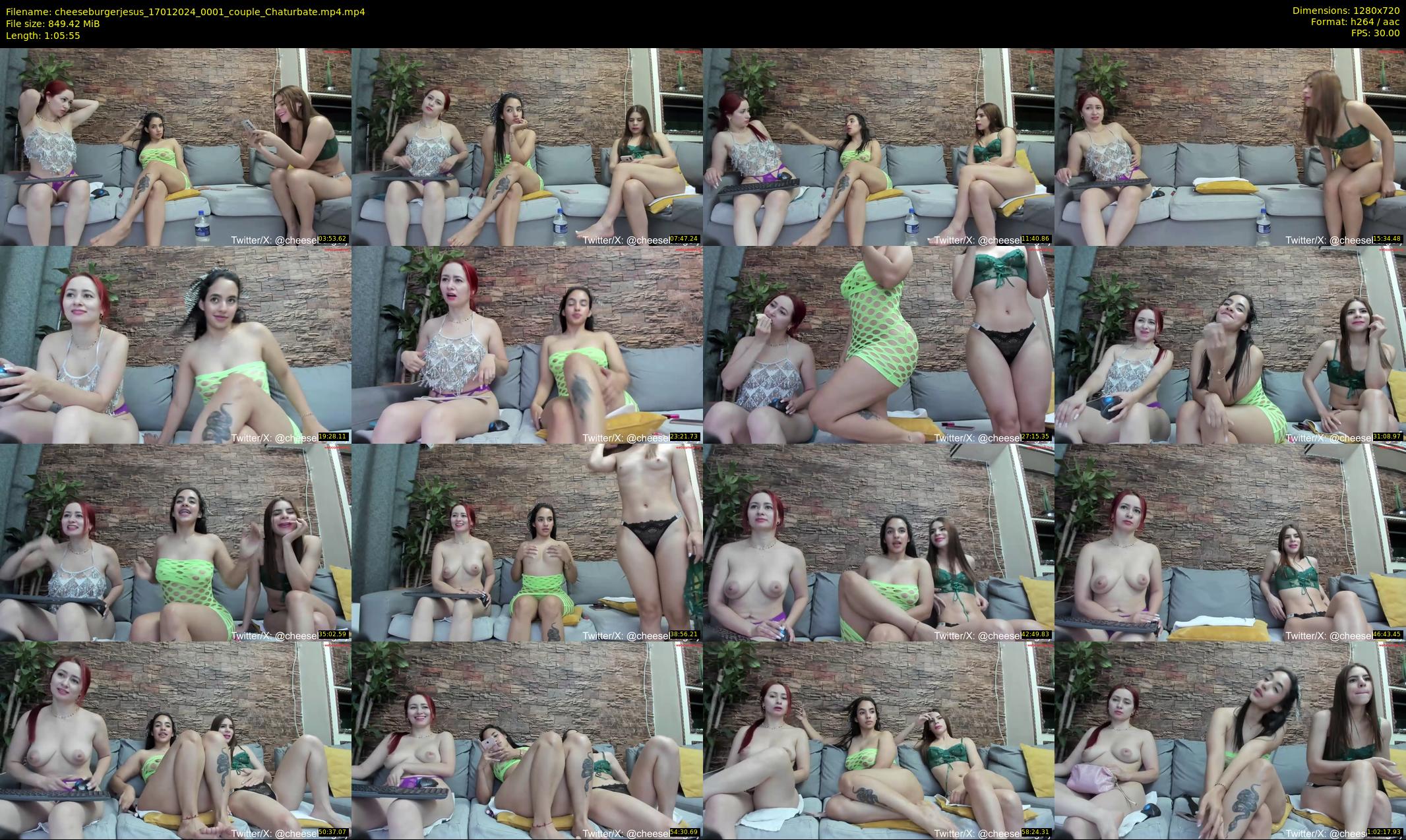 cheeseburgerjesus — 66 minute Chaturbate couple cam show recording, 720p, Jan 17, 2024