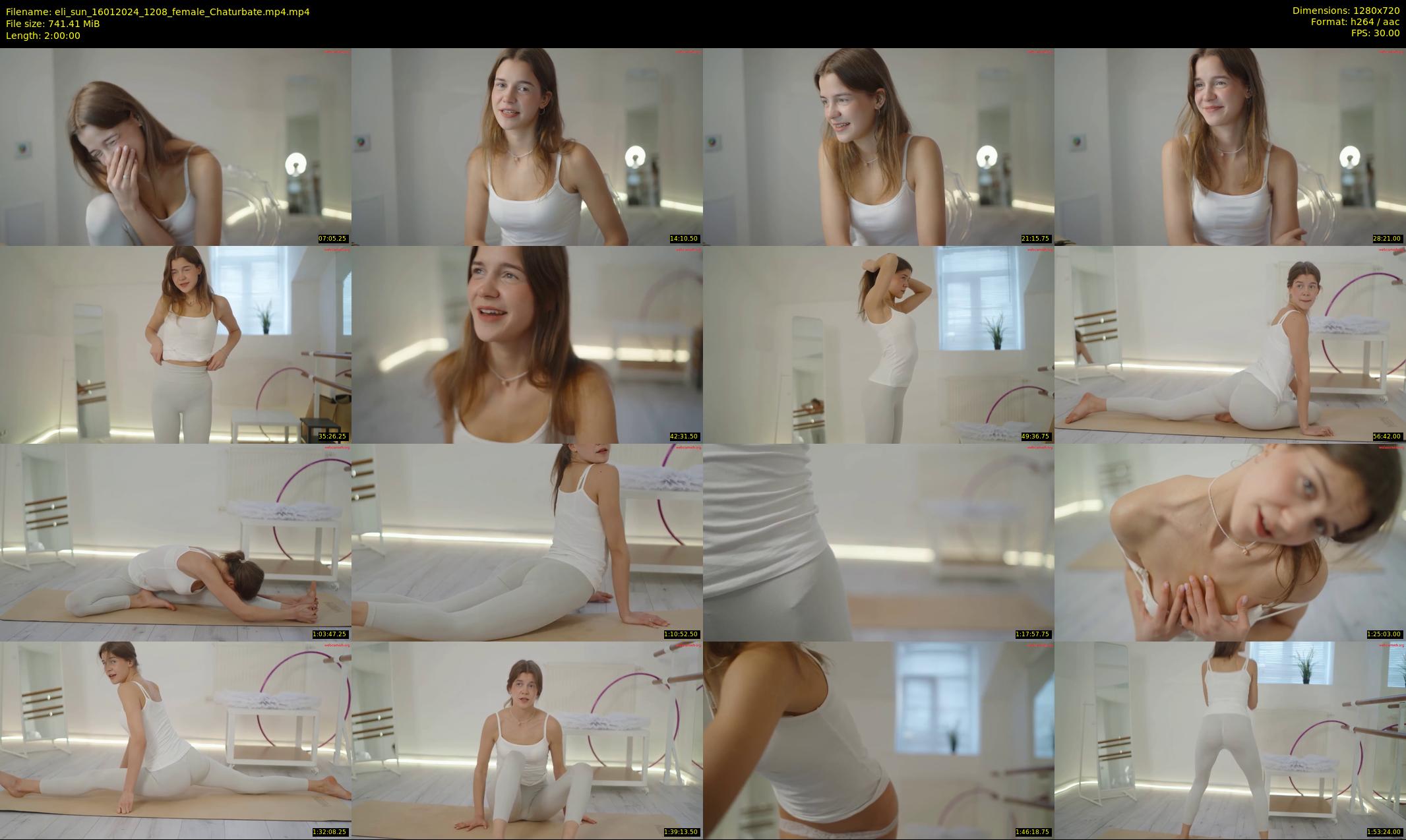 eli_sun — 120 minute Chaturbate female cam show recording, 720p, Jan 16, 2024