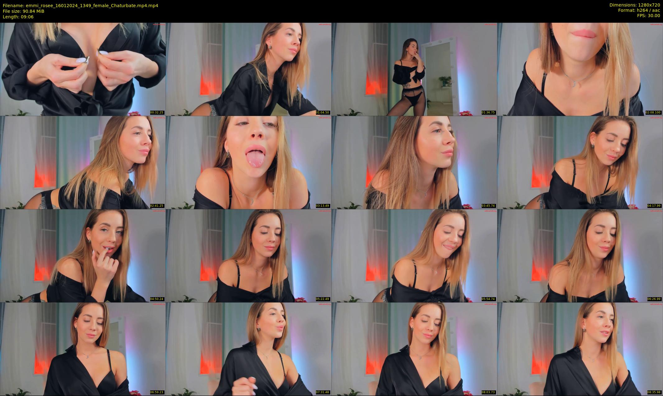 emmi_rosee — 10 minute Chaturbate female cam show recording, 720p, Jan 16, 2024