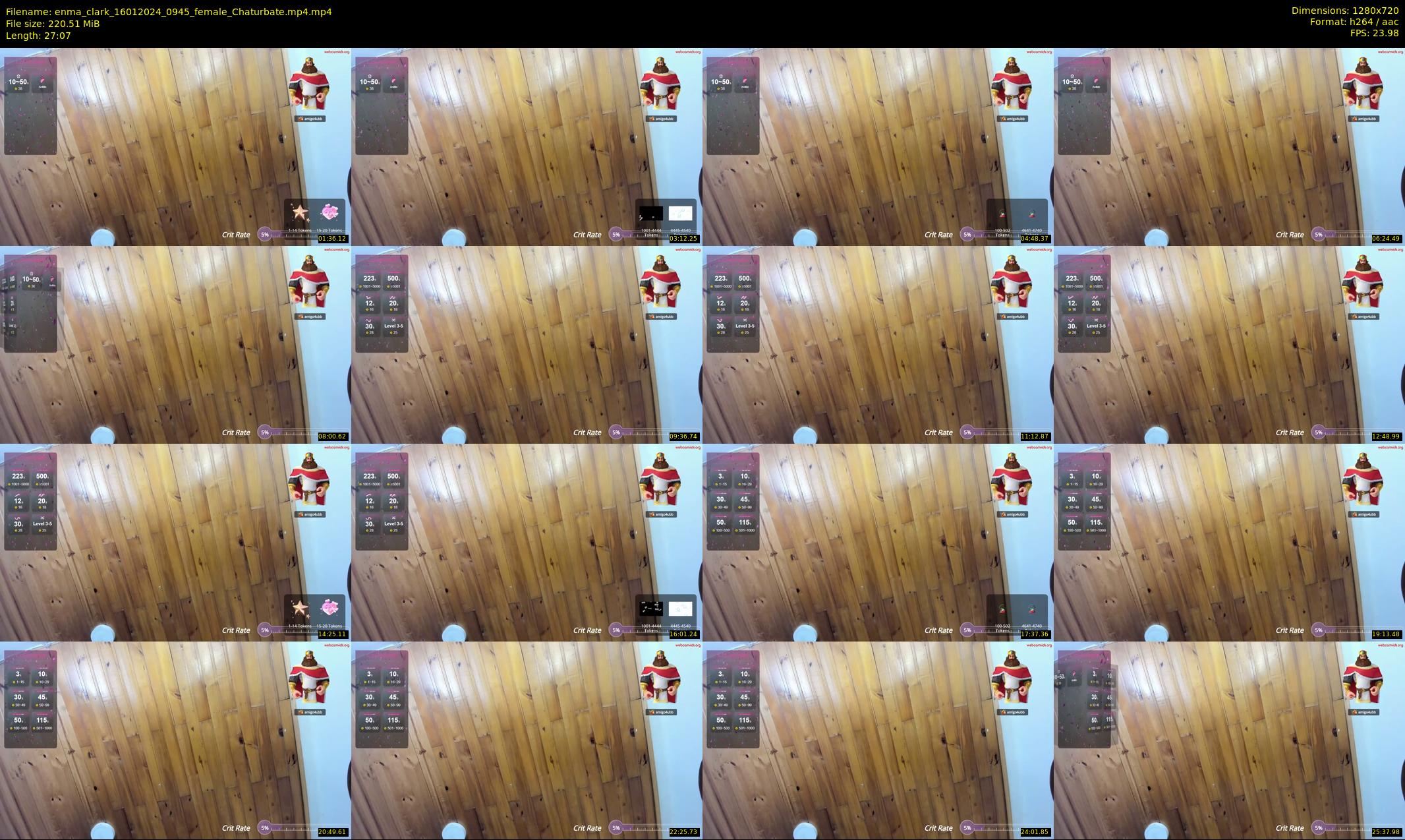 enma_clark — 28 minute Chaturbate female cam show recording, 720p, Jan 16, 2024